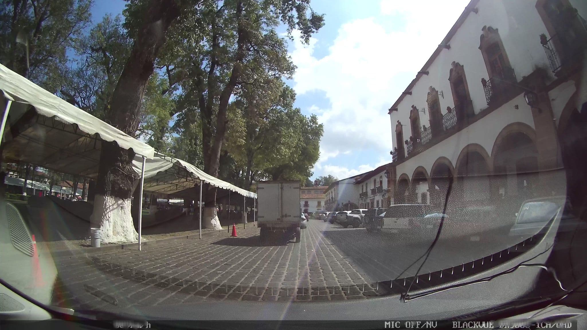 Street view near Posada San Rafael, Pátzcuaro — © nicovargas (CC BY-SA · Mapillary)