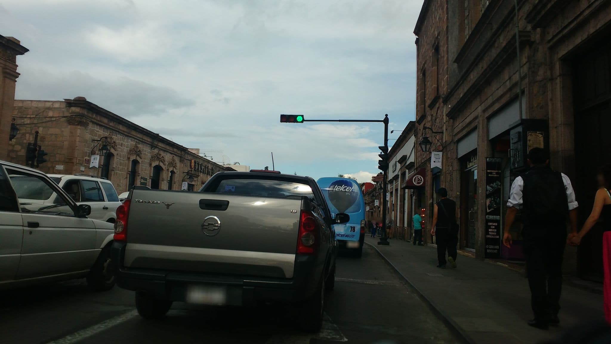 Street view near Howard Johnson Calle Real Hotel, Morelia — © moreliasemueve (CC BY-SA · Mapillary)