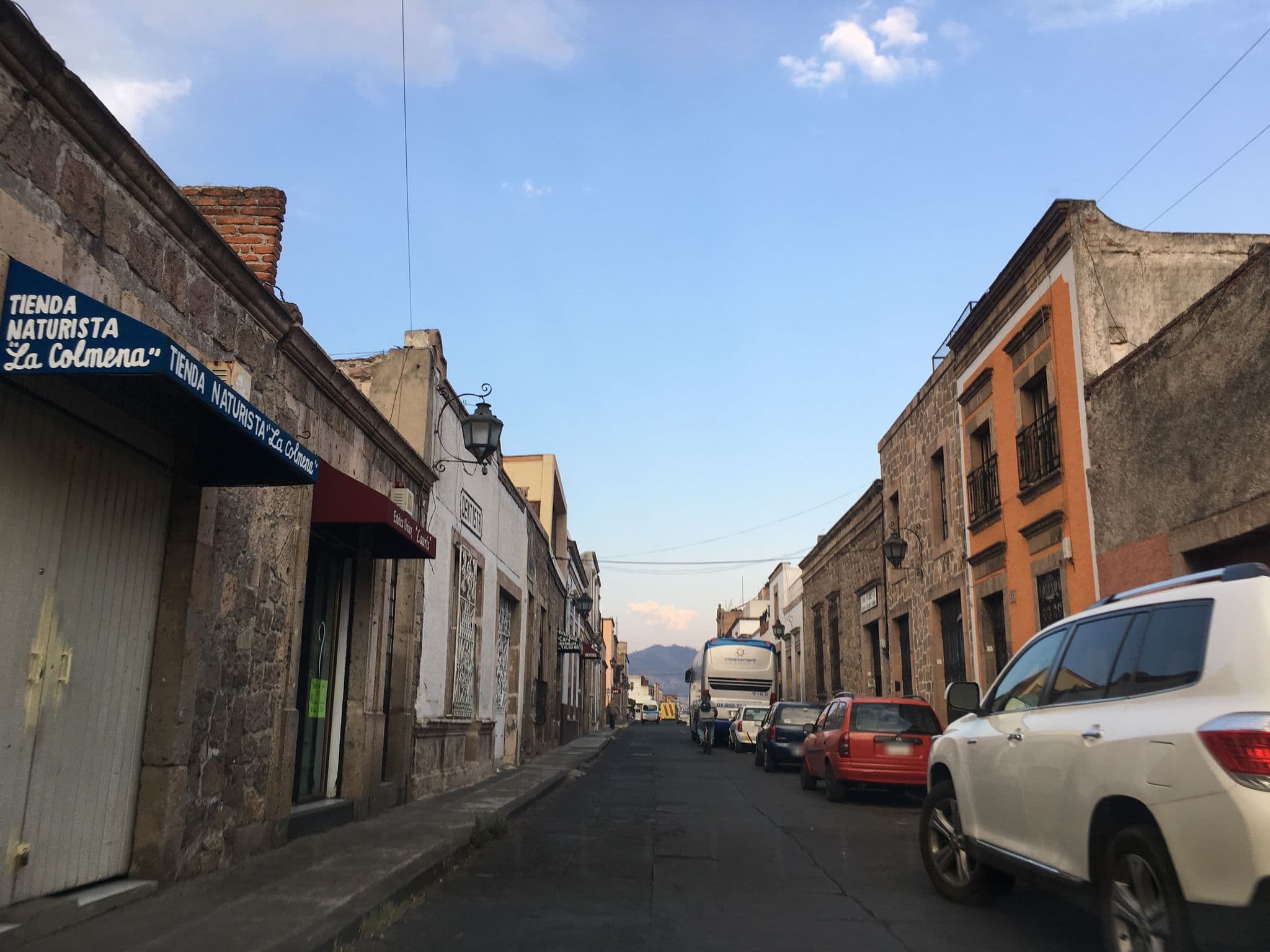 Street view near Hotel Boutique de Morelia, Morelia — © nicovargas (CC BY-SA · Mapillary)