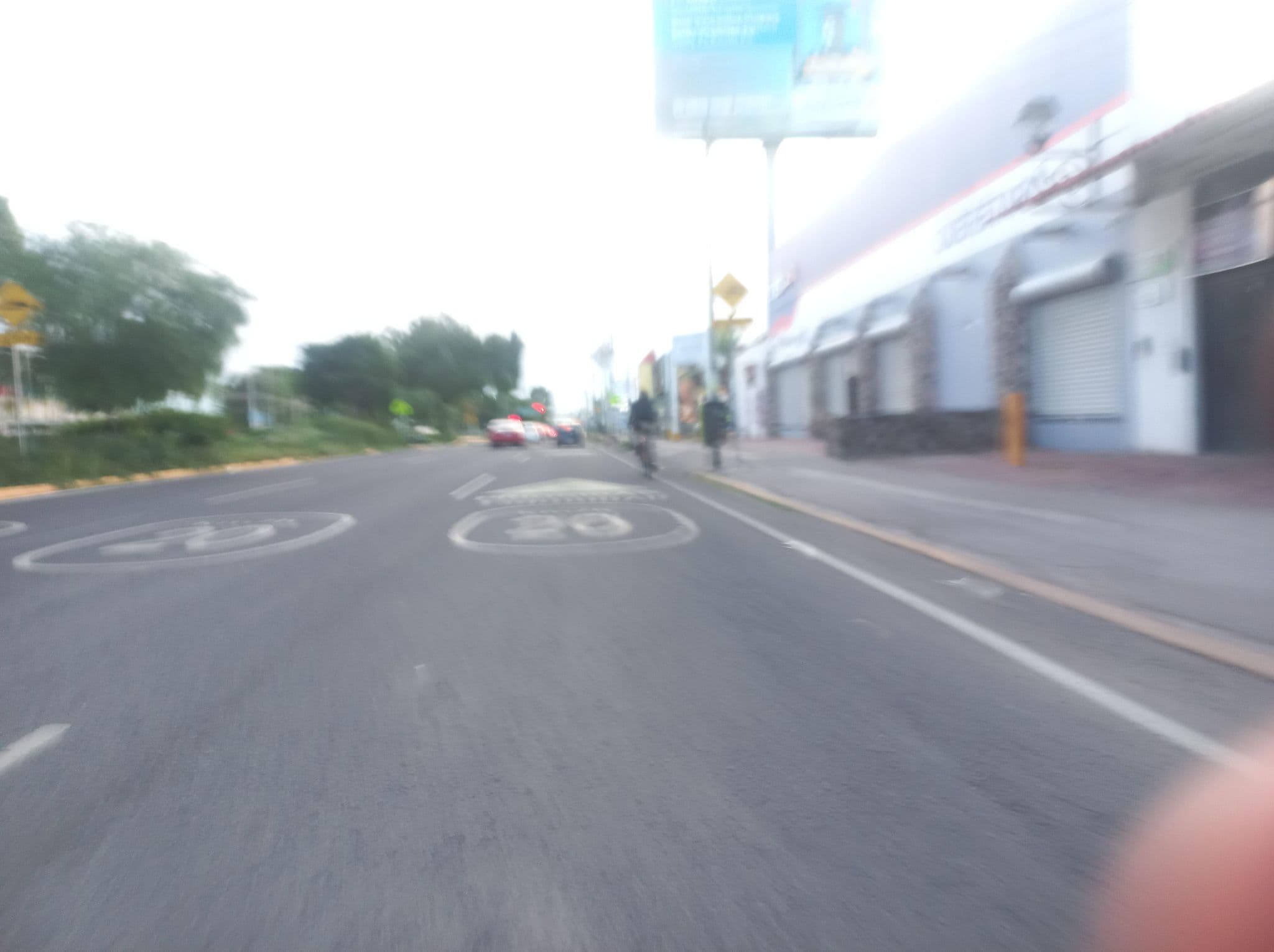 Street view near Hacienda Vida Plena, Santiago de Querétaro — © pedaleanda (CC BY-SA · Mapillary)