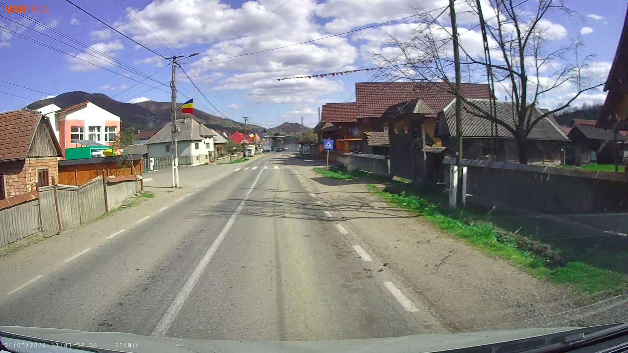 Street view near Pensiunea Rustic, Giuleşti — © lucia_ (CC BY-SA · Mapillary)