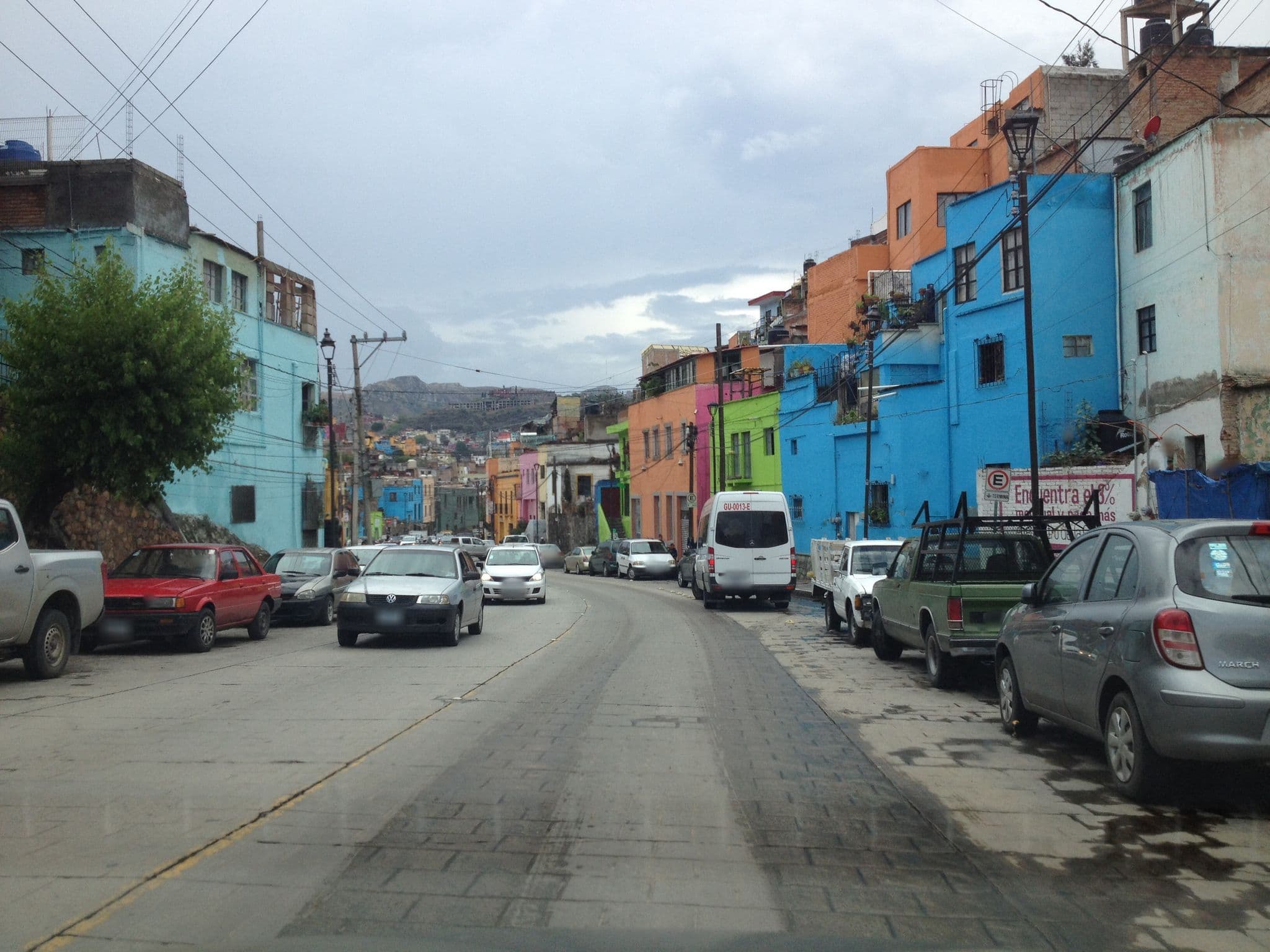 Street view near Hostal San Javier, Guanajuato — © nicovargas (CC BY-SA · Mapillary)