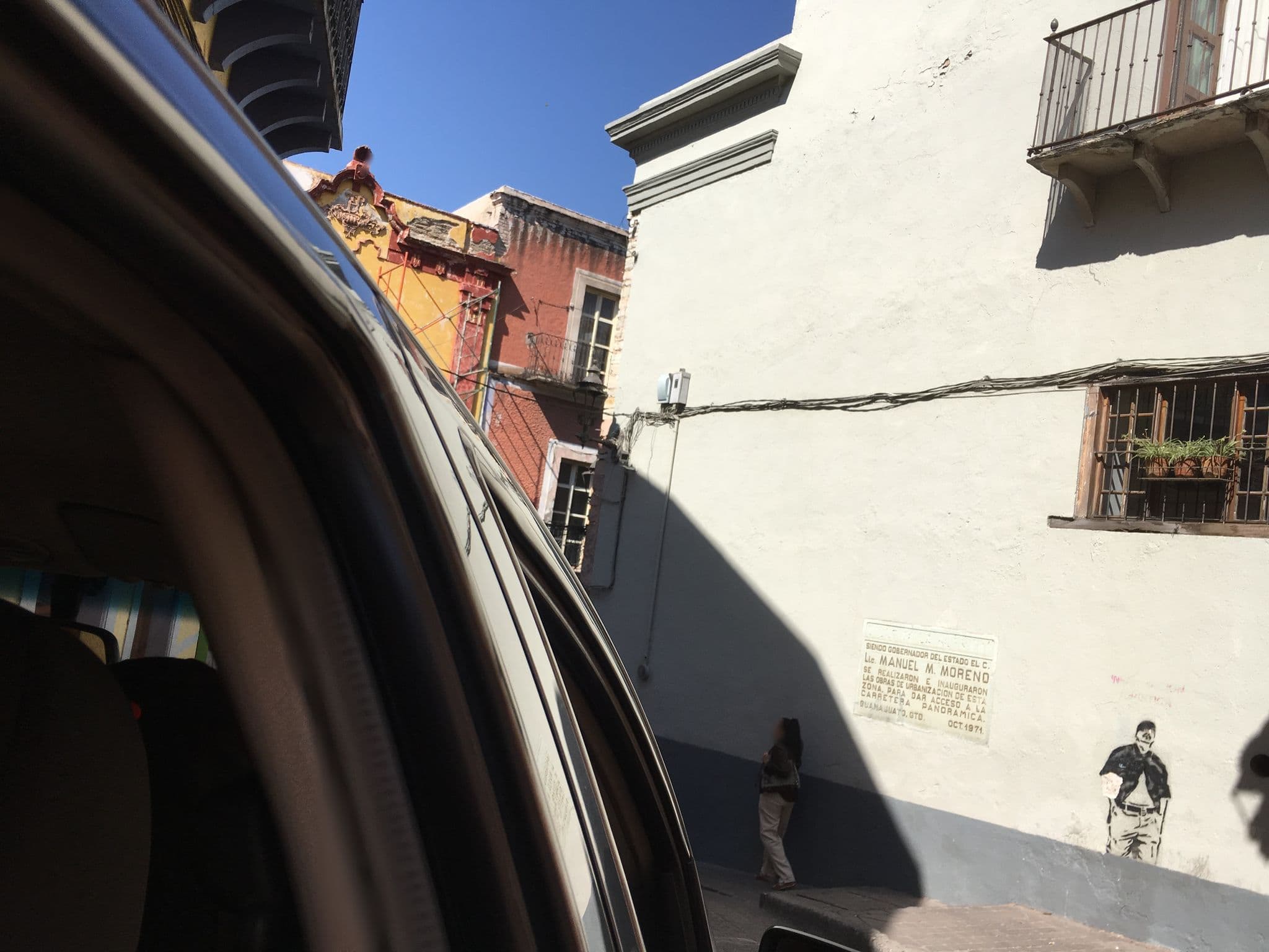 Street view near Hotel Boutique Casa Mellado, Guanajuato — © brandonc (CC BY-SA · Mapillary)