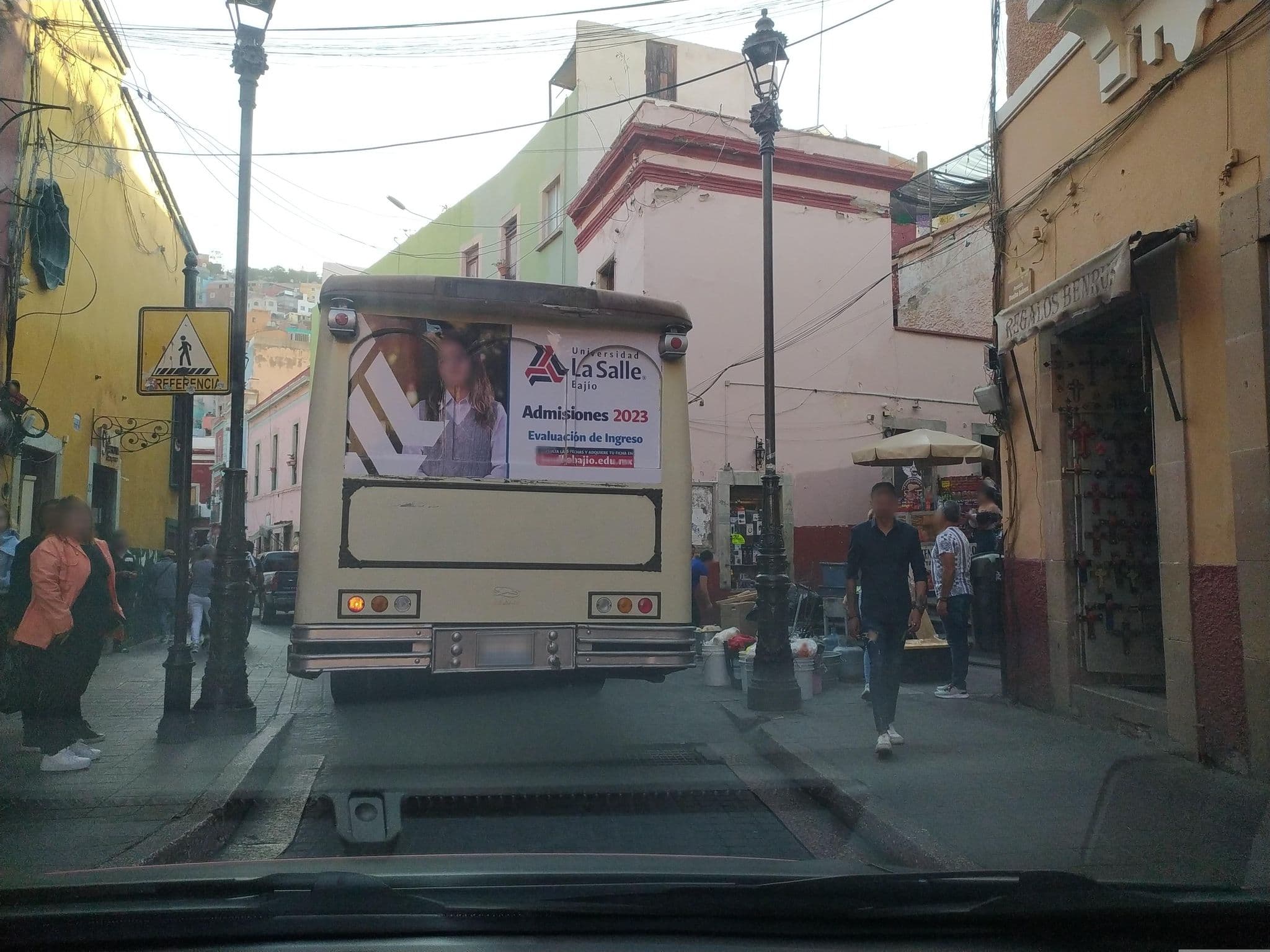 Street view near Callejón Calixto #5, Guanajuato — © xe1gyp (CC BY-SA · Mapillary)