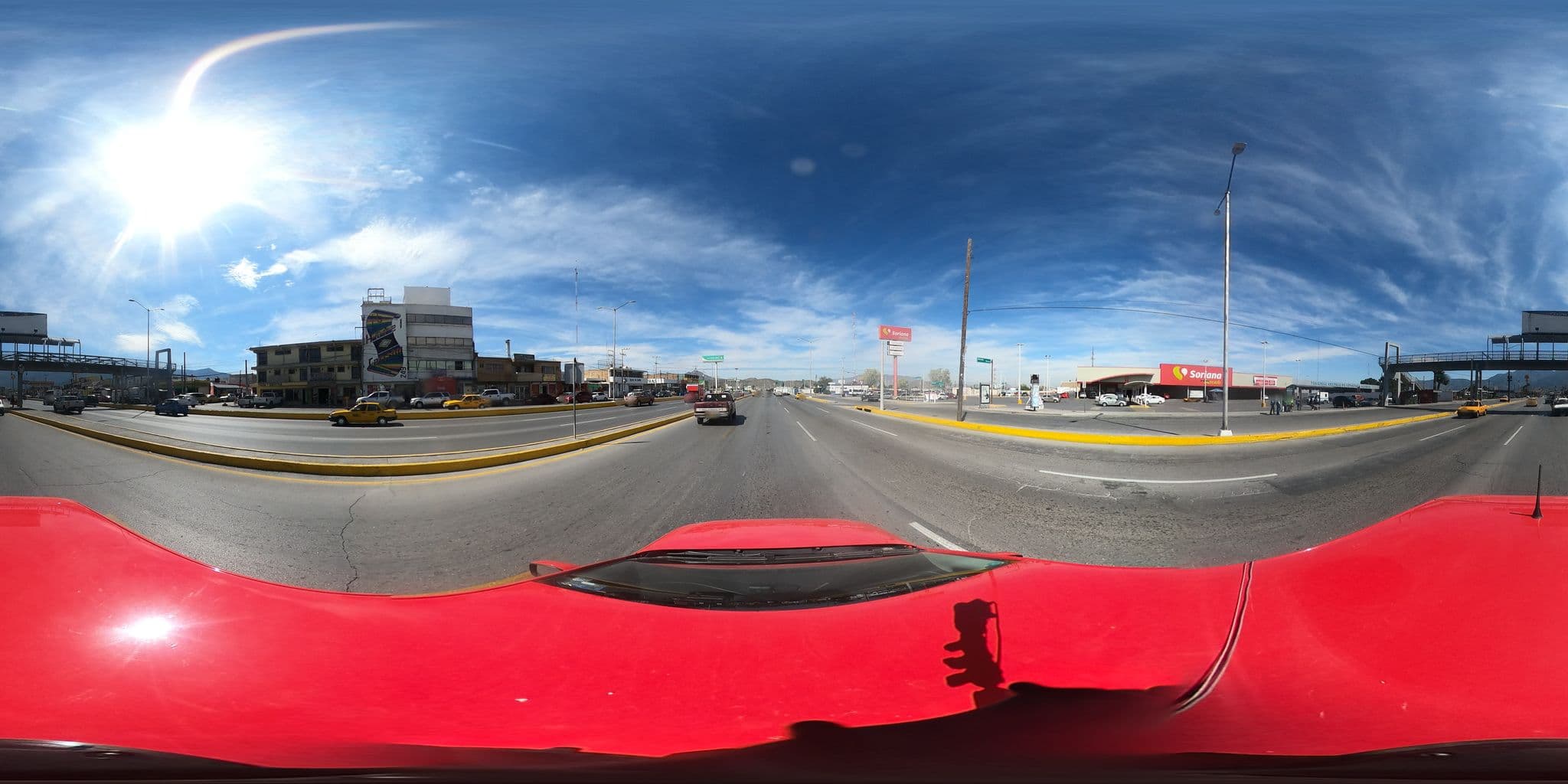 Street view near Hotel Siesta, Saltillo — © innerpace360 (CC BY-SA · Mapillary)