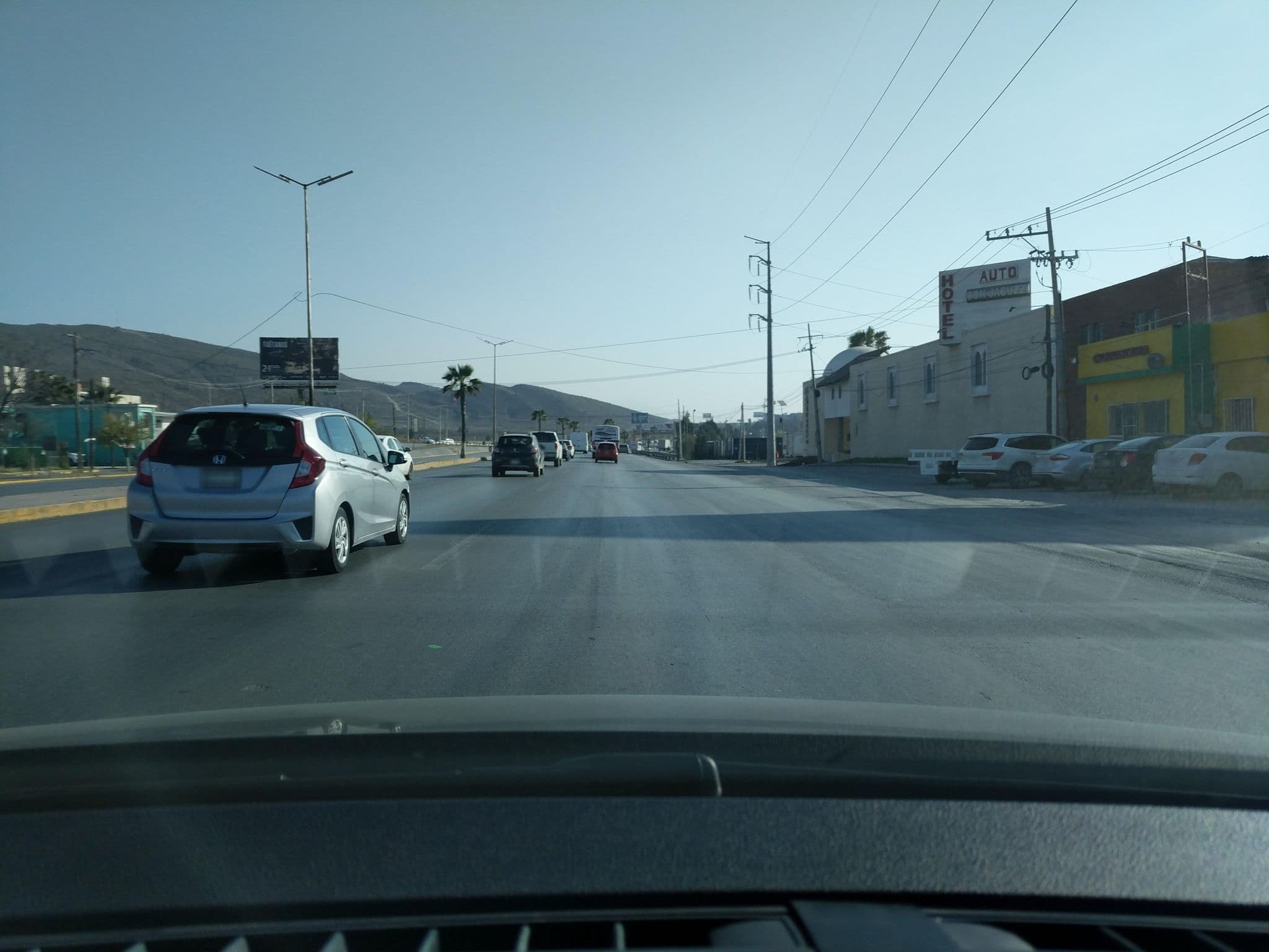 Street view near Hotel Opaxaro, Ramos Arizpe — © mphathaway (CC BY-SA · Mapillary)