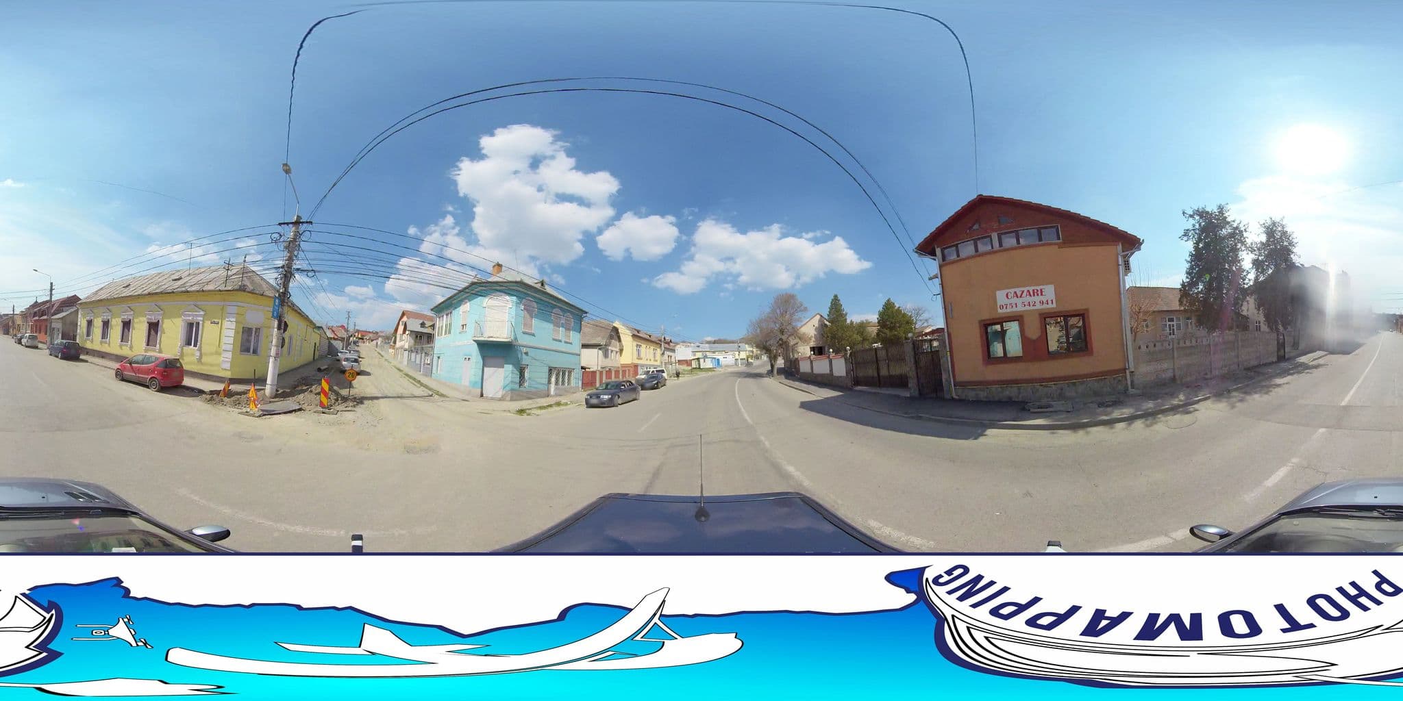 Street view near Casa Cedric, Turda — © kuszi (CC BY-SA · Mapillary)