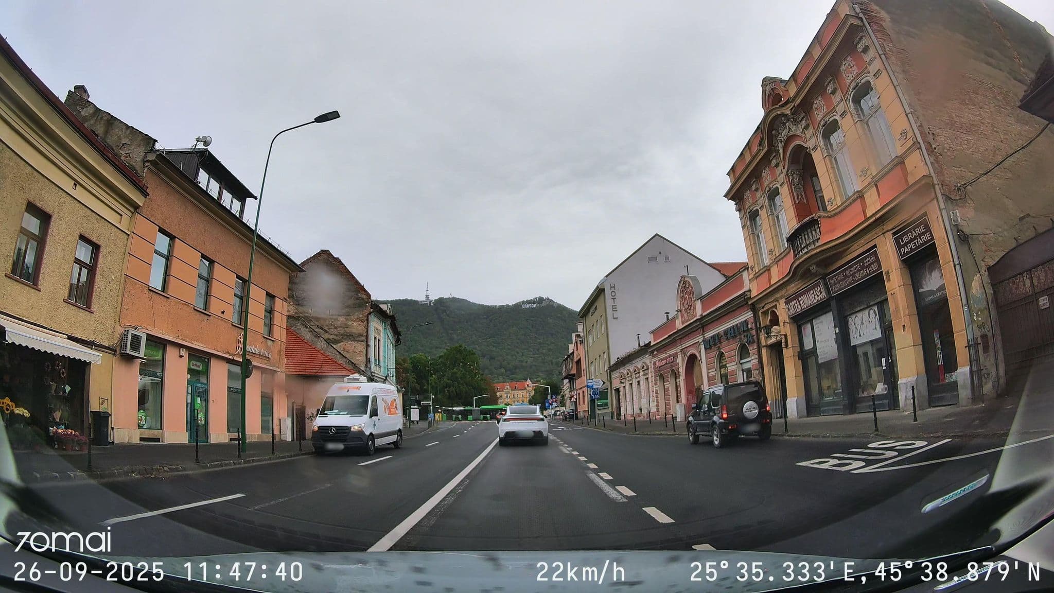 Street view near The Evil Clown, Braşov