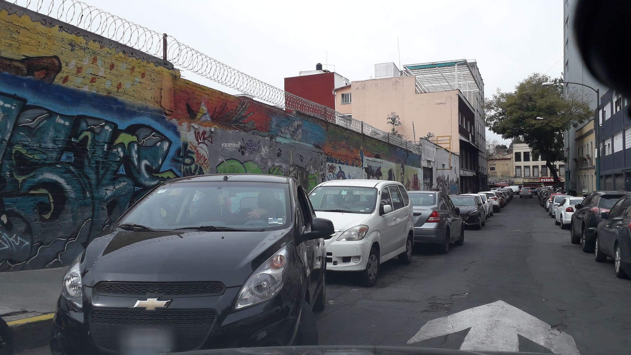 Street view near Hotel y Restaurante, Mexico City — © gchava85 (CC BY-SA · Mapillary)