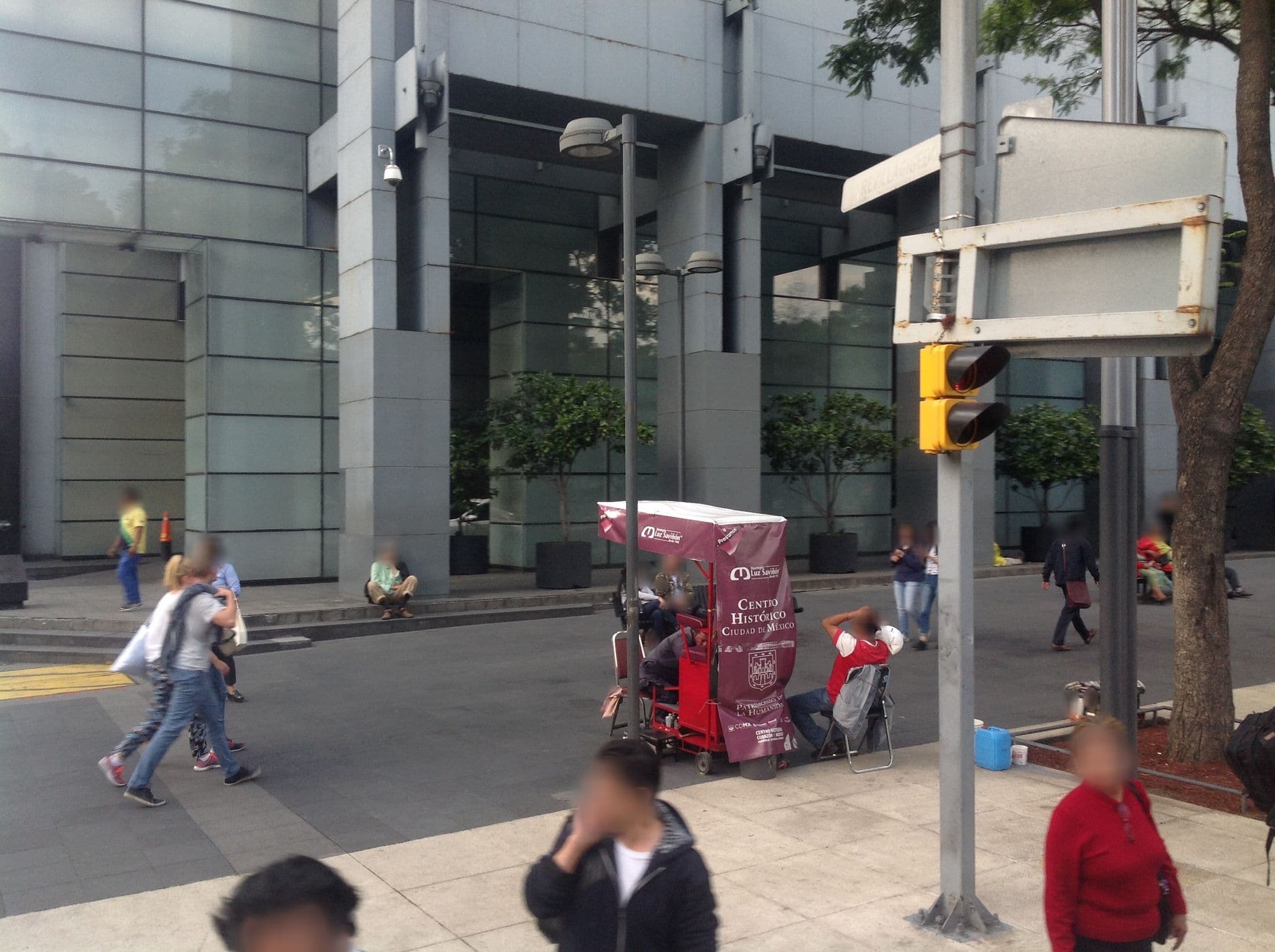 Street view near La Piscina, Cuauhtémoc — © omarsansi (CC BY-SA · Mapillary)