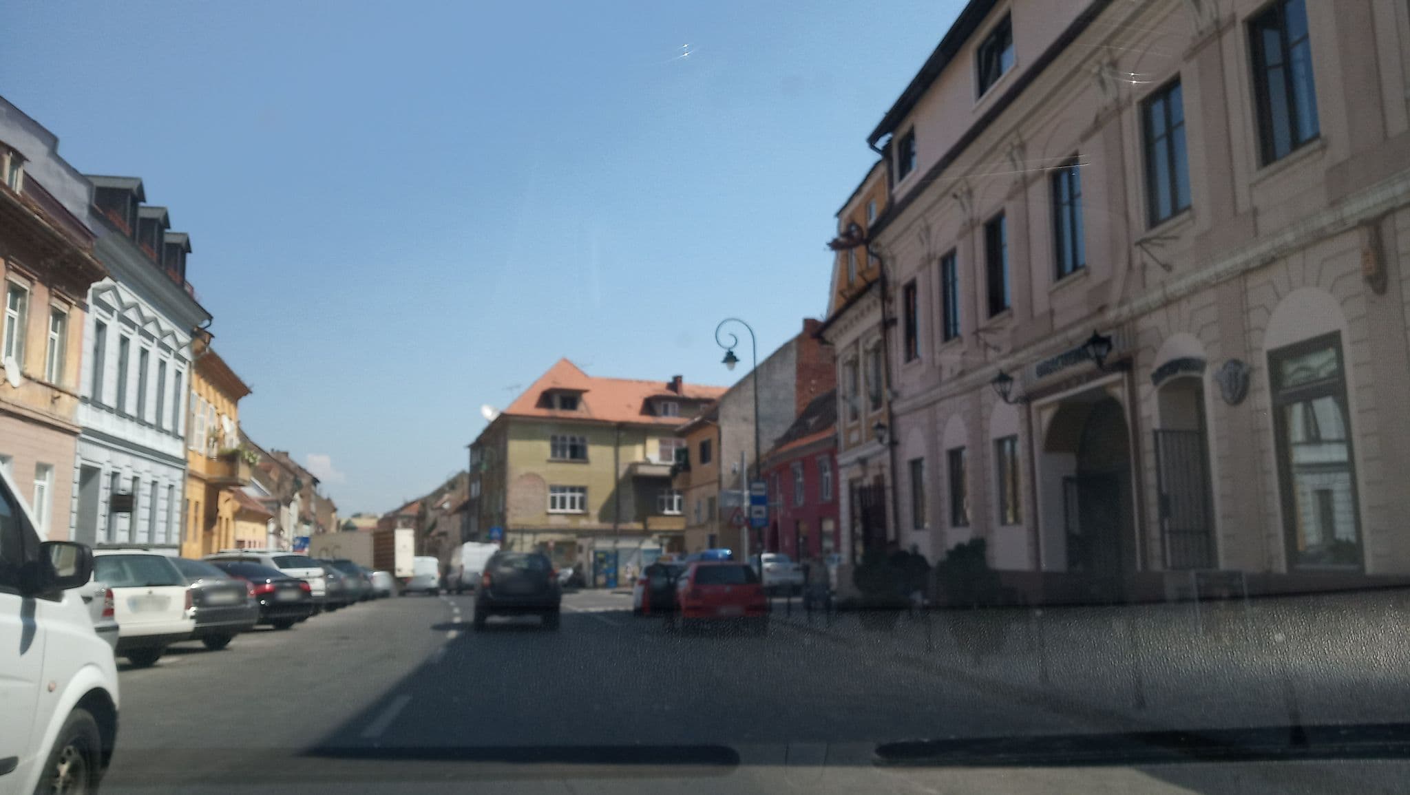 Street view near Drachenhaus, Braşov