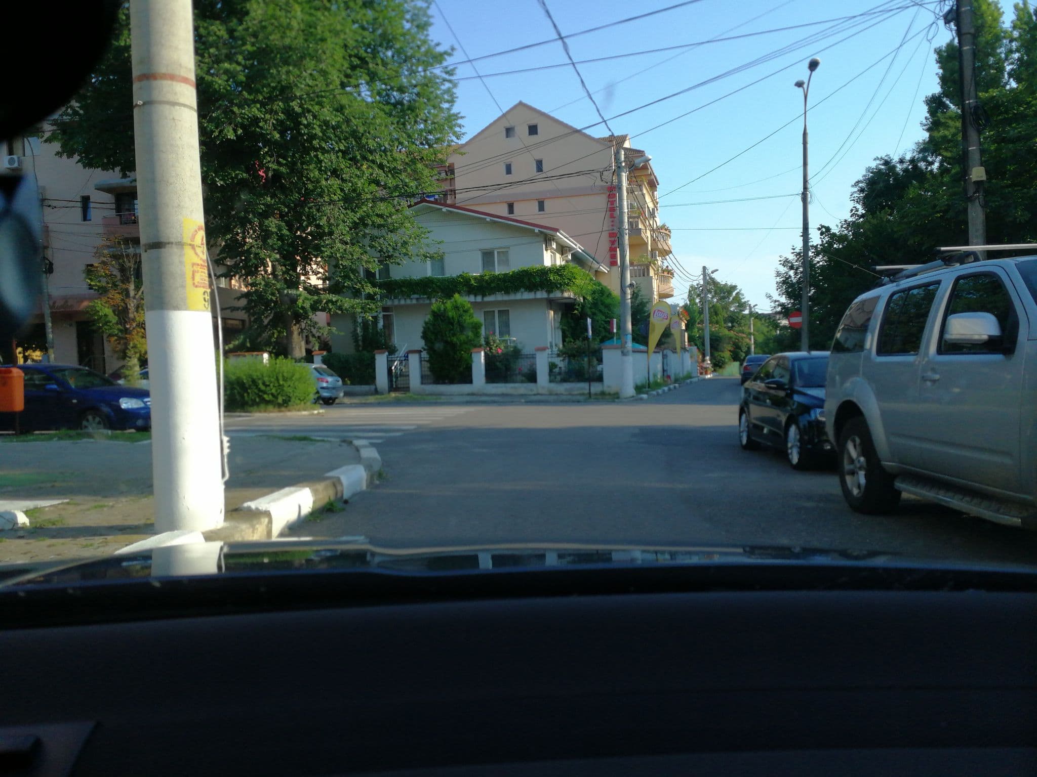 Street view near Vila Vera, Eforie Nord