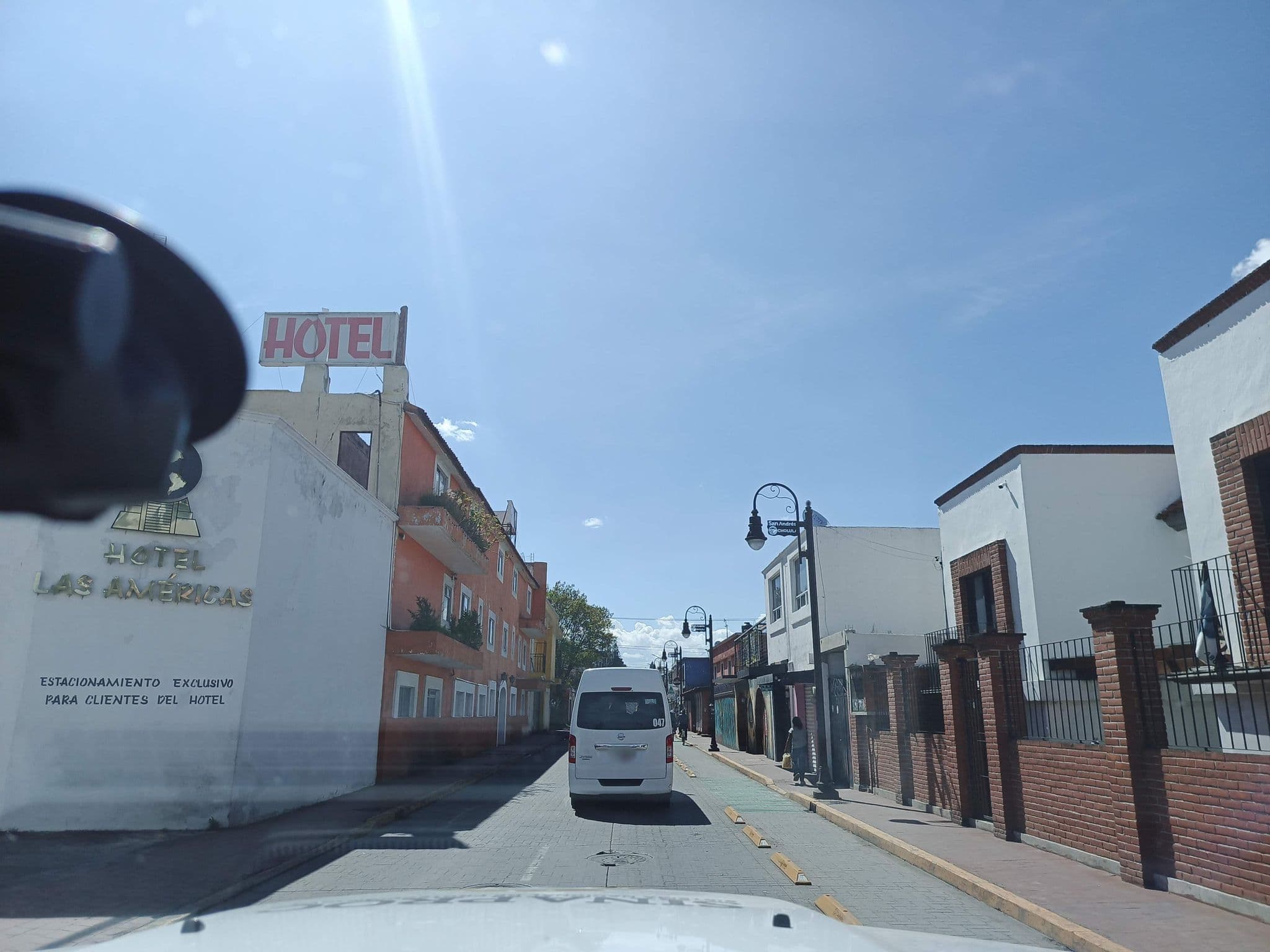 Street view near Las Americas, San Andrés Cholula — © cenacom (CC BY-SA · Mapillary)