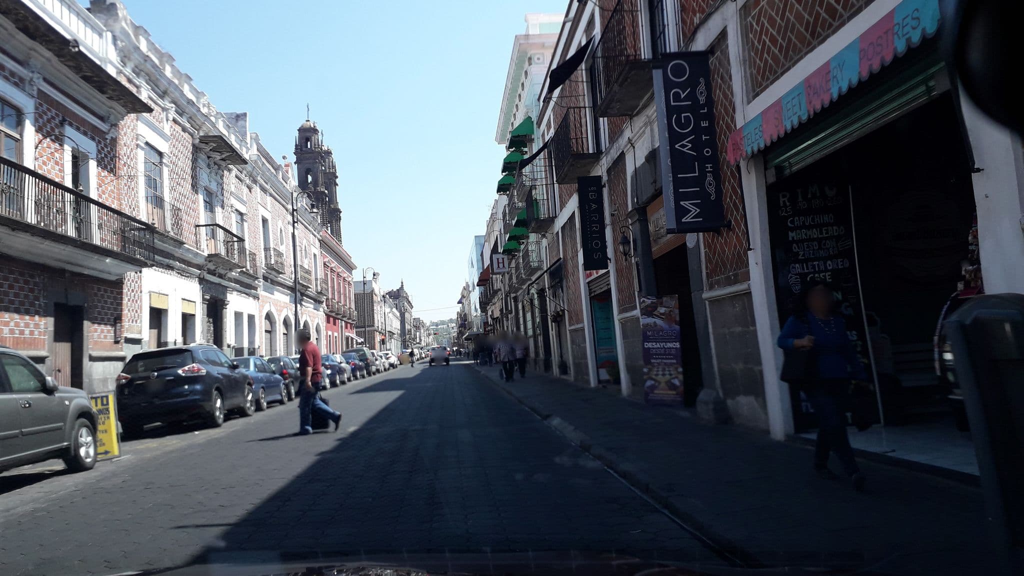 Street view near Milagro Hotel, Puebla — © gchava85 (CC BY-SA · Mapillary)