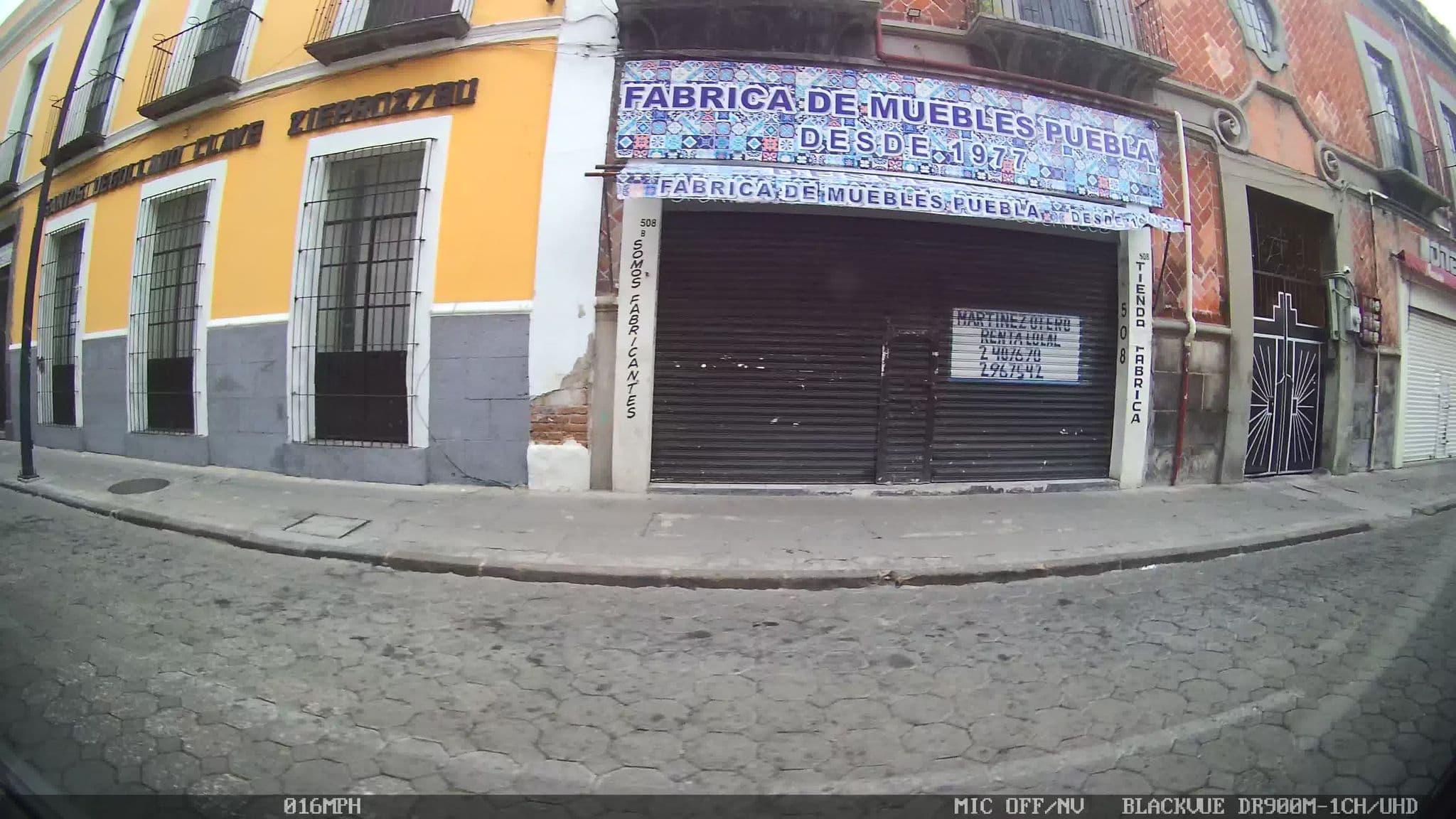 Street view near Villas Arquelogicas Hotel Puebla, Puebla — © kaart_4 (CC BY-SA · Mapillary)