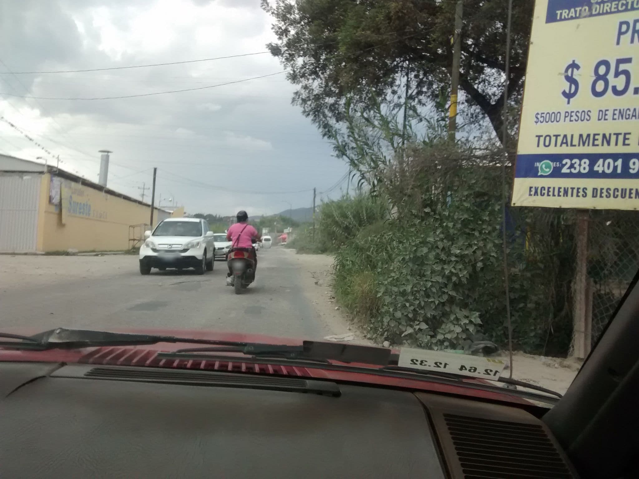 Street view near Motel Atardecer, Tehuacán — © jrle77 (CC BY-SA · Mapillary)