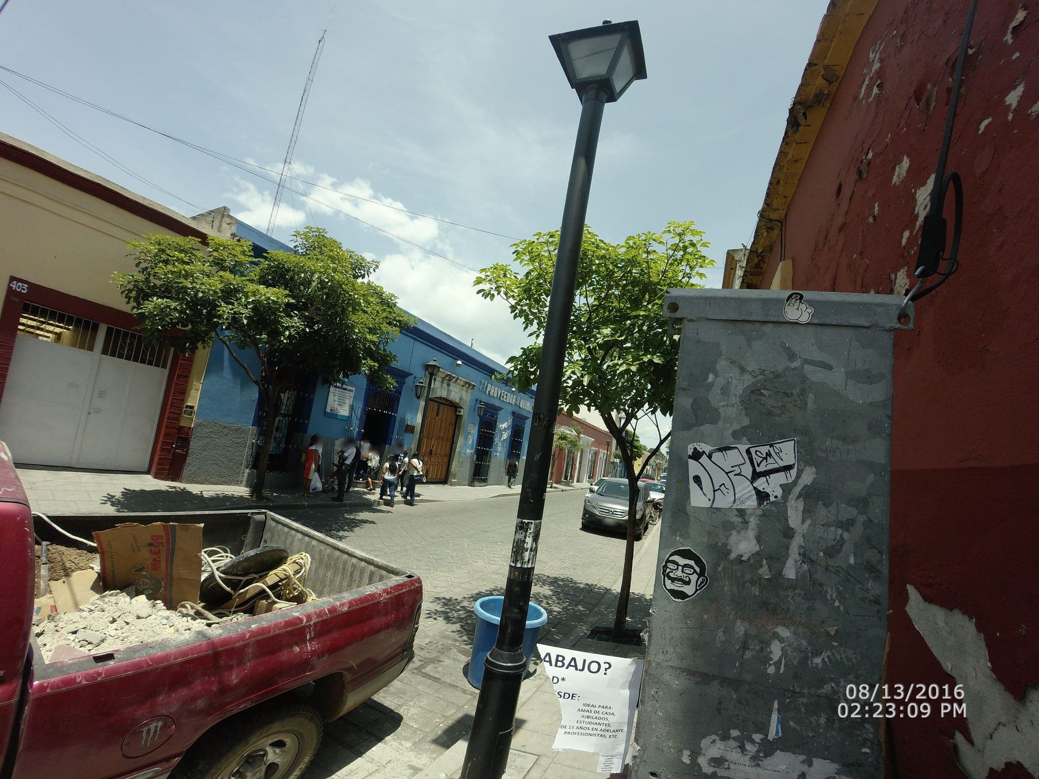 Street view near Casa De Los Pintores, Oaxaca — © mapeadora (CC BY-SA · Mapillary)