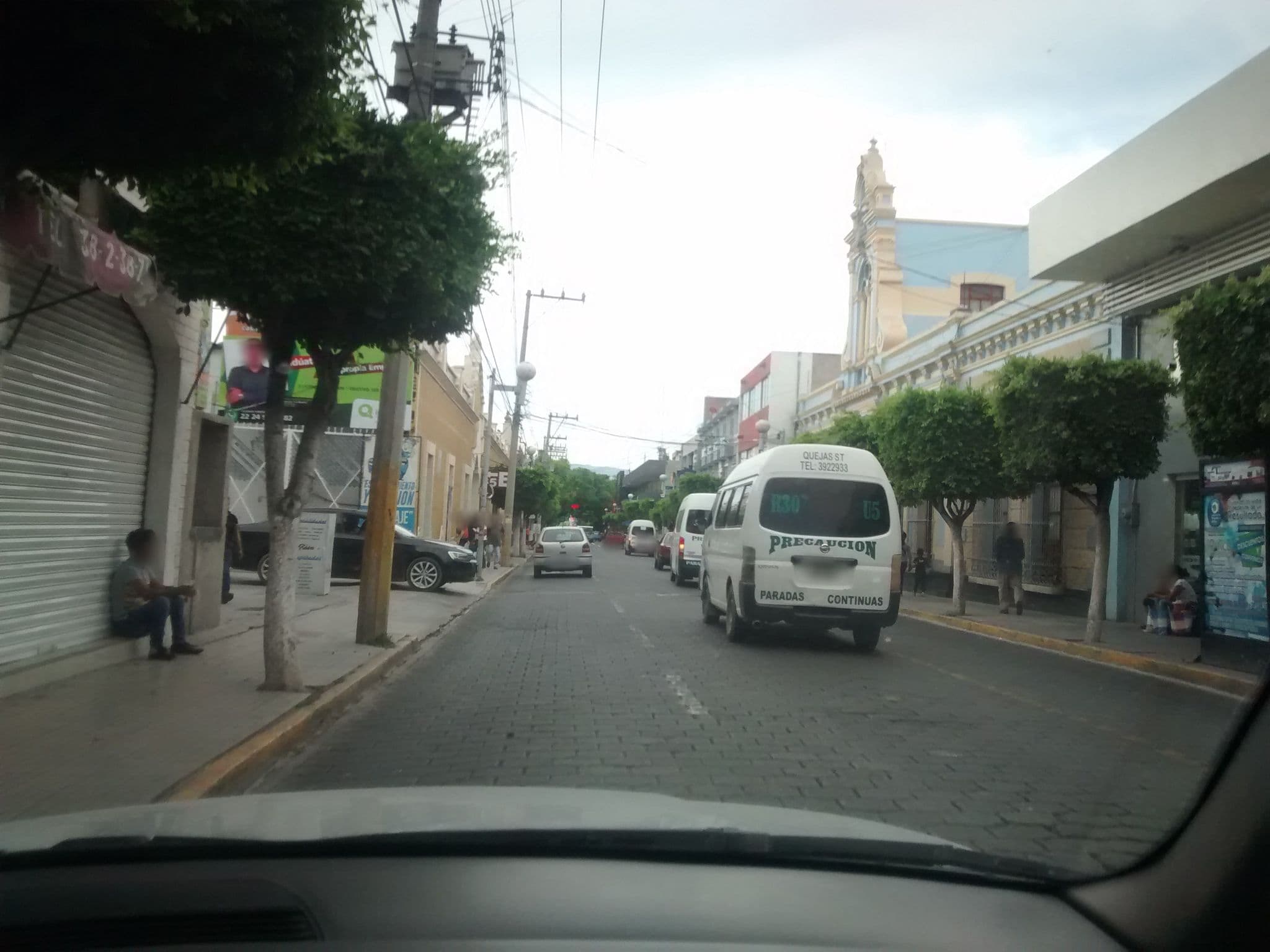 Street view near Hotel Plaza Iberia, Tehuacán — © jrle77 (CC BY-SA · Mapillary)