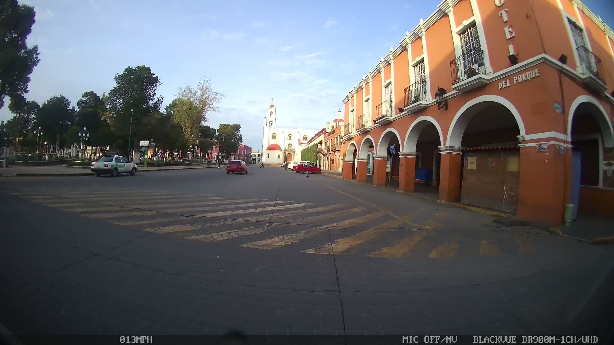 Street view near Hotel del Parque, Huamantla — © kaart_2 (CC BY-SA · Mapillary)