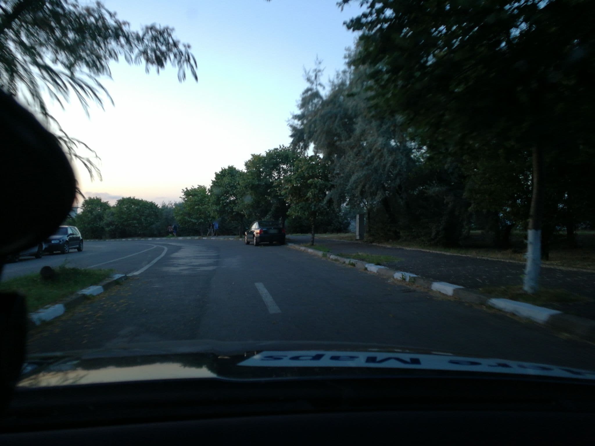Street view near Vila Tudor Vladimiorescu, Eforie Sud