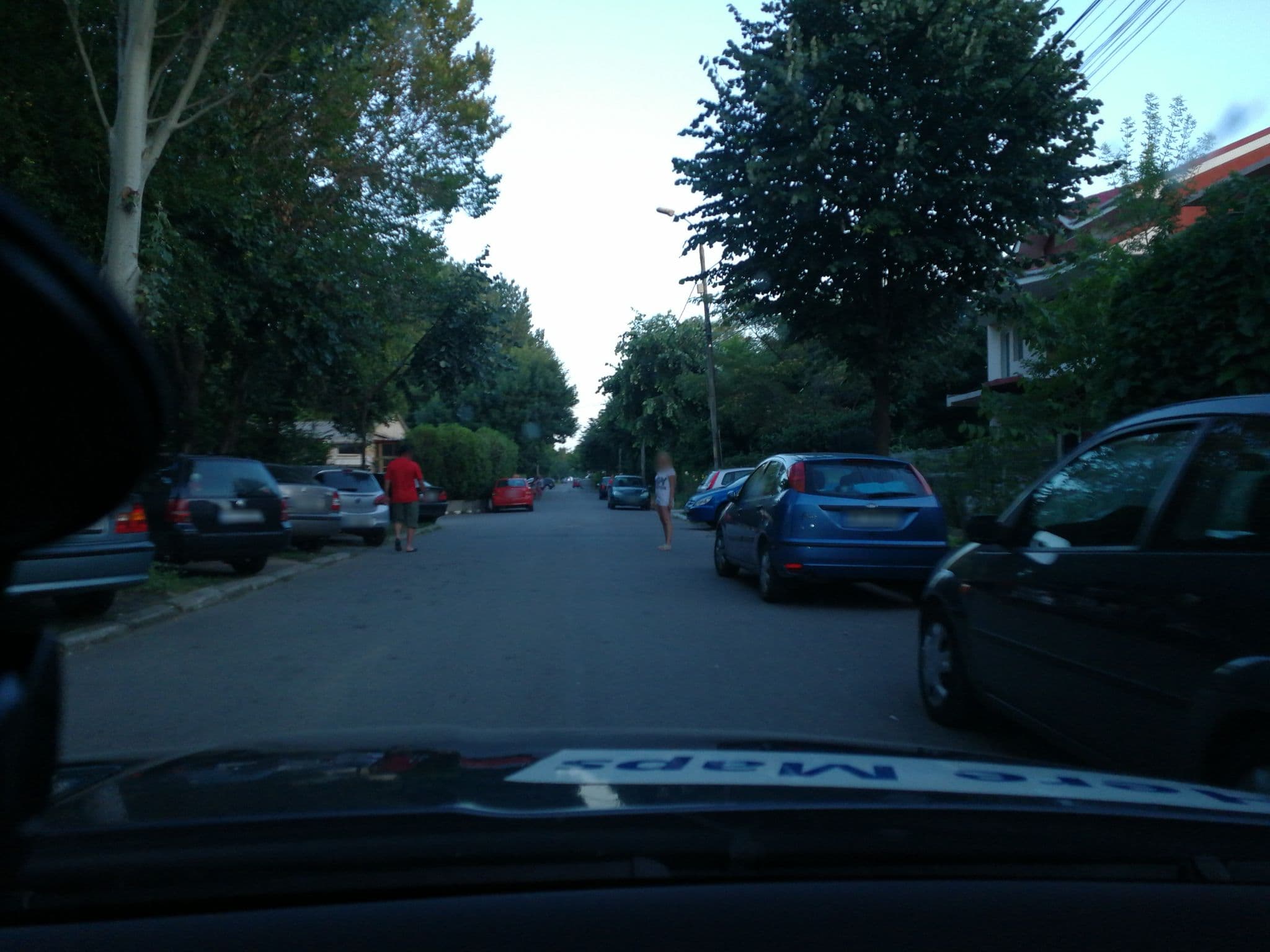 Street view near Pensiunea Tudor, Eforie Sud