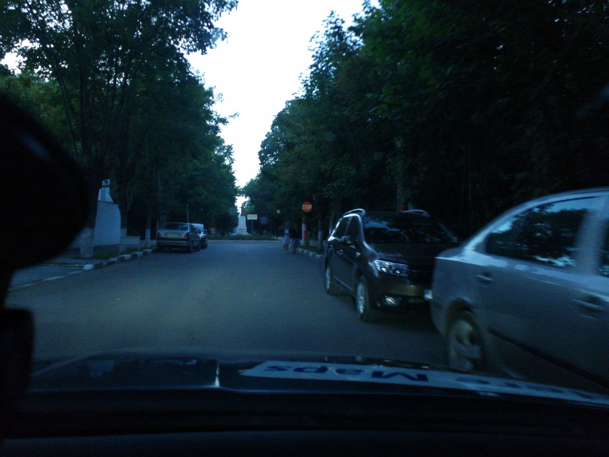 Street view near Vila Brâncoveanu, Eforie Sud