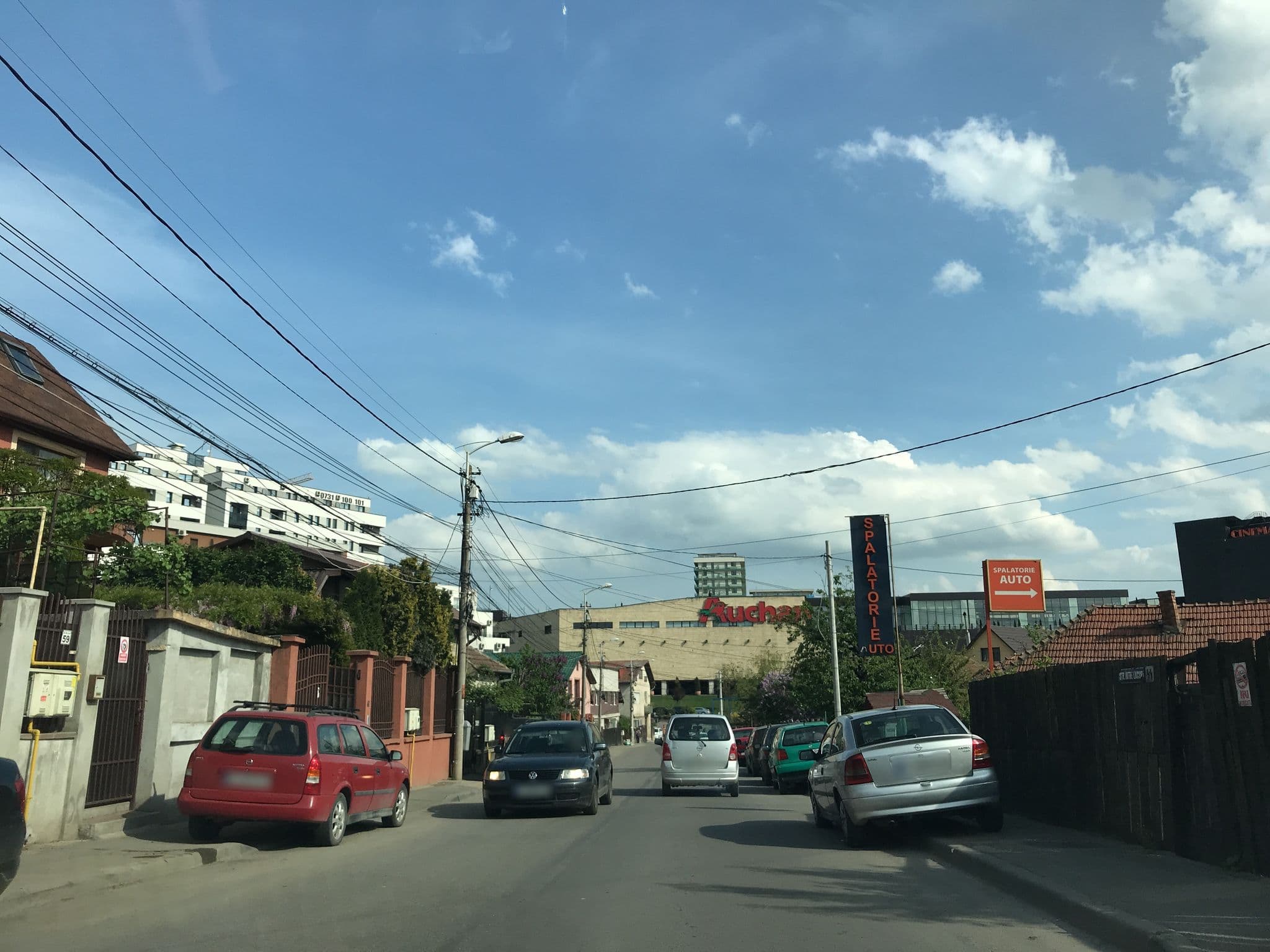 Street view near Colibri, Cluj-Napoca