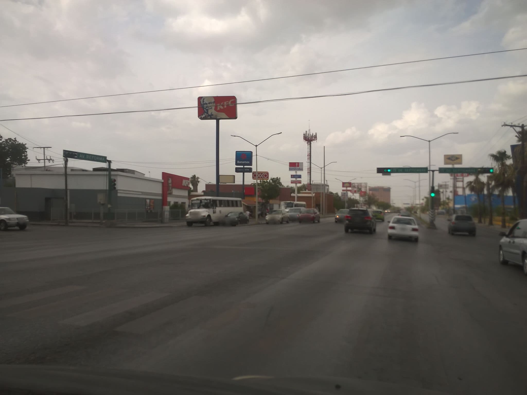 Street view near Motel Santa Monica, Nuevo Laredo — © jmartinez91 (CC BY-SA · Mapillary)