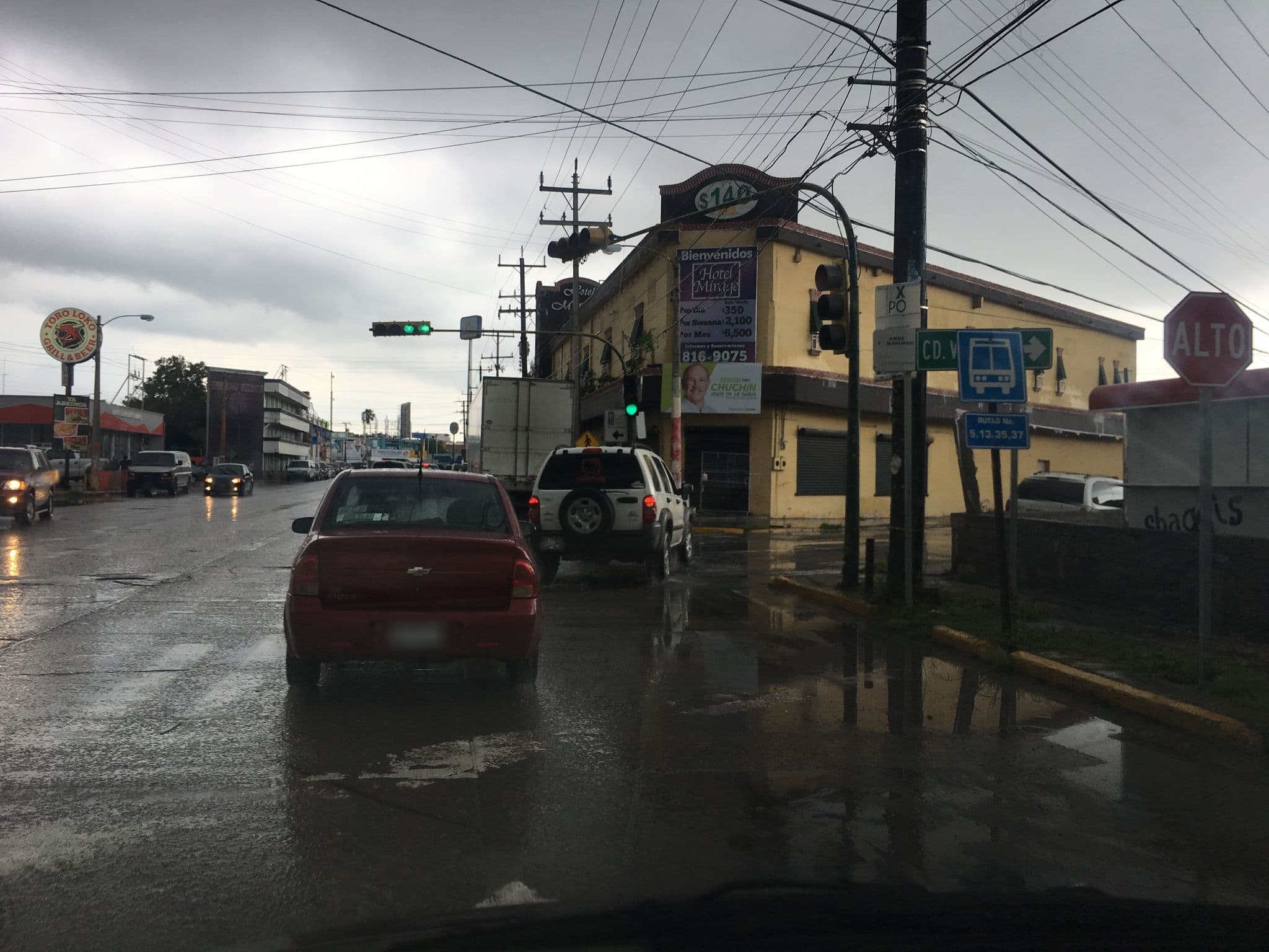 Street view near Hotel mirage, Heroica Matamoros — © menganitox (CC BY-SA · Mapillary)