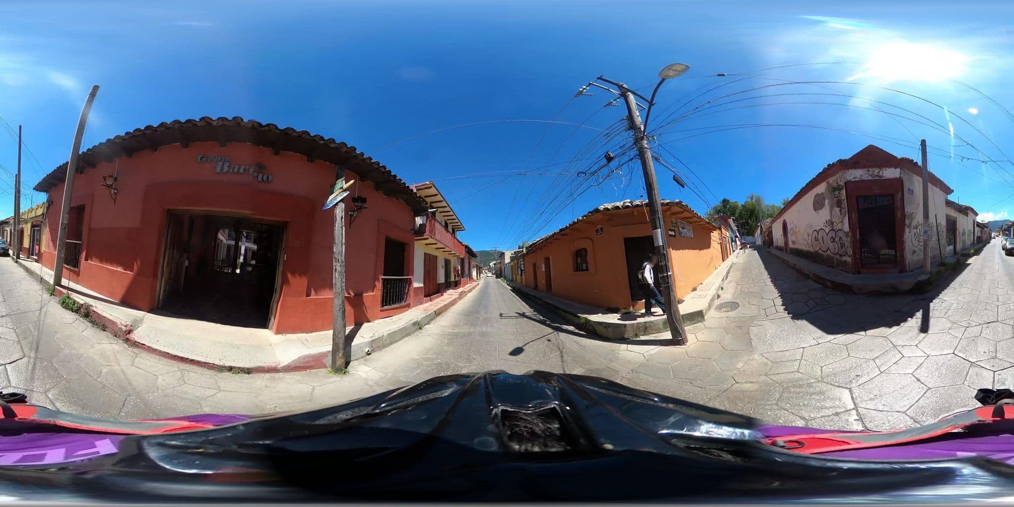 Street view near Hotel Gran Barrio, San Cristóbal de las Casas — © nicovargas (CC BY-SA · Mapillary)