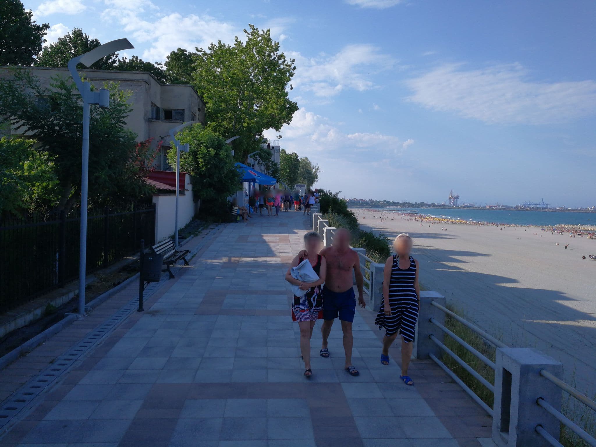 Street view near V3 villa, Eforie Nord