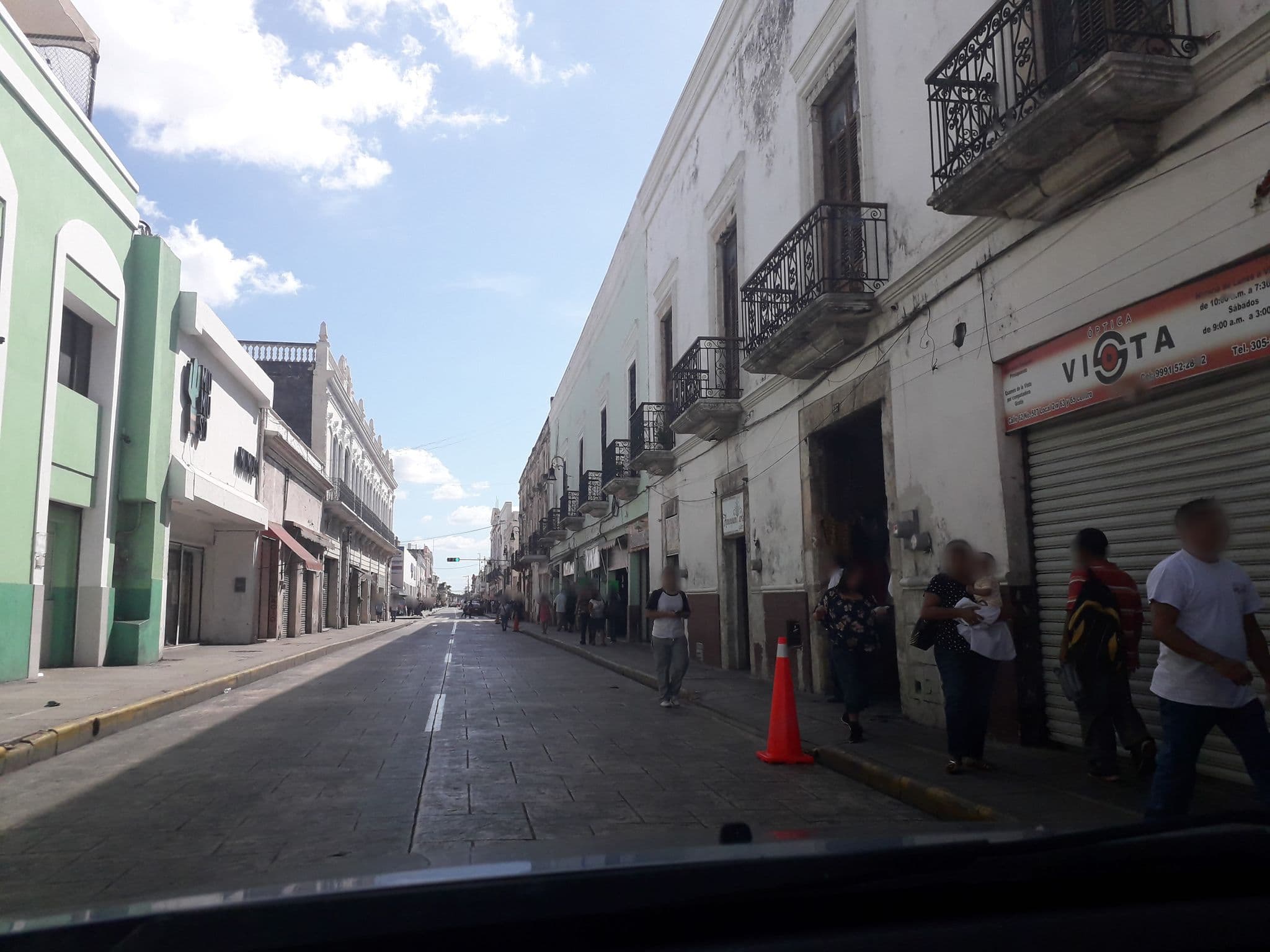 Street view near Hostal Zocalo, Mérida — © rpech (CC BY-SA · Mapillary)