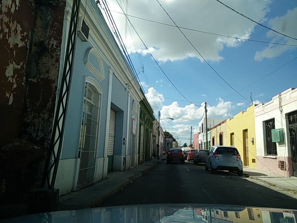 Street view near Casa Amarilla, Mérida — © ccossio (CC BY-SA · Mapillary)