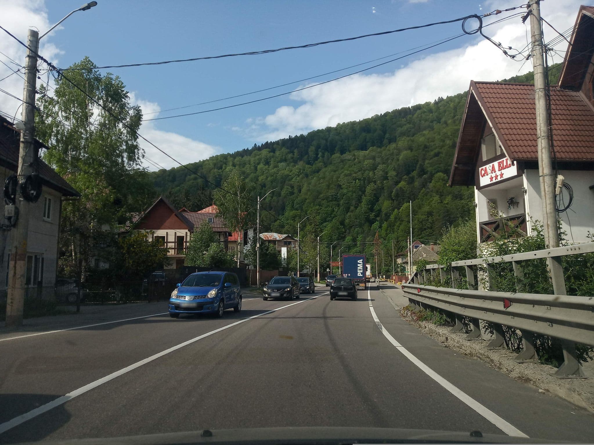 Street view near Vila Casa Ta, Sinaia