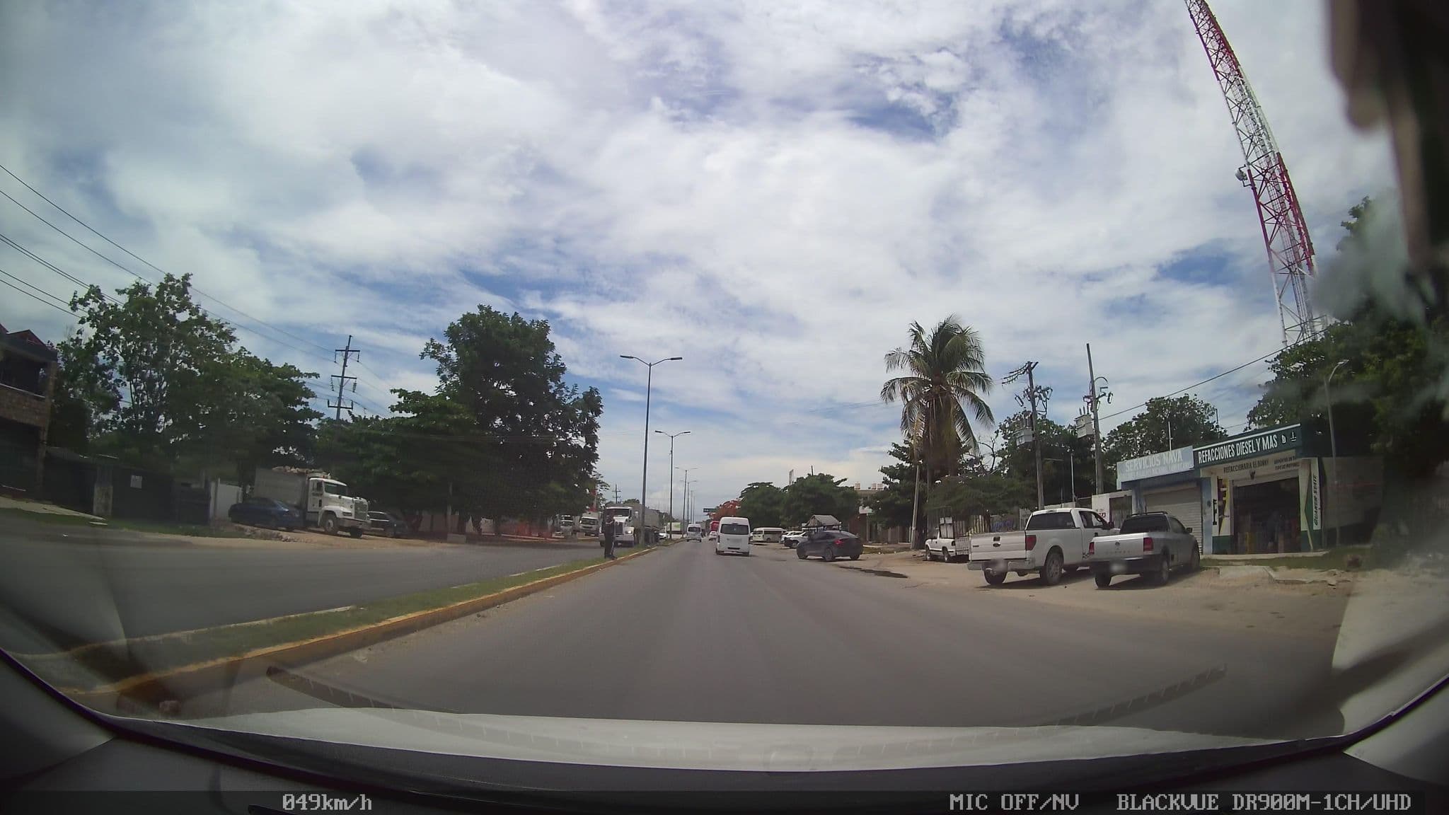 Street view near Hostal Del Jaguar, Tulum — © asturksever (CC BY-SA · Mapillary)