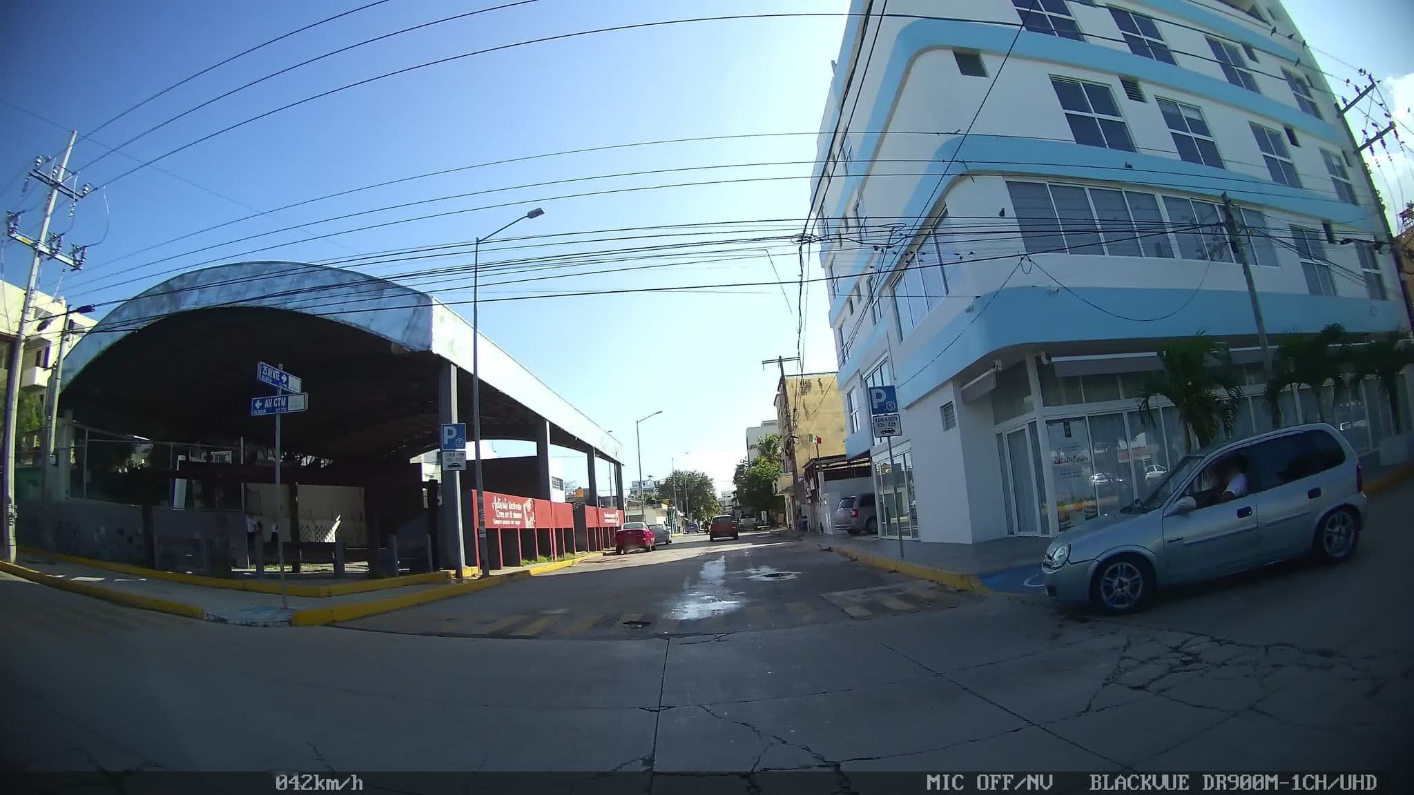 Street view near Hotel Pavo Real City, Playa del Carmen — © kaart_2 (CC BY-SA · Mapillary)