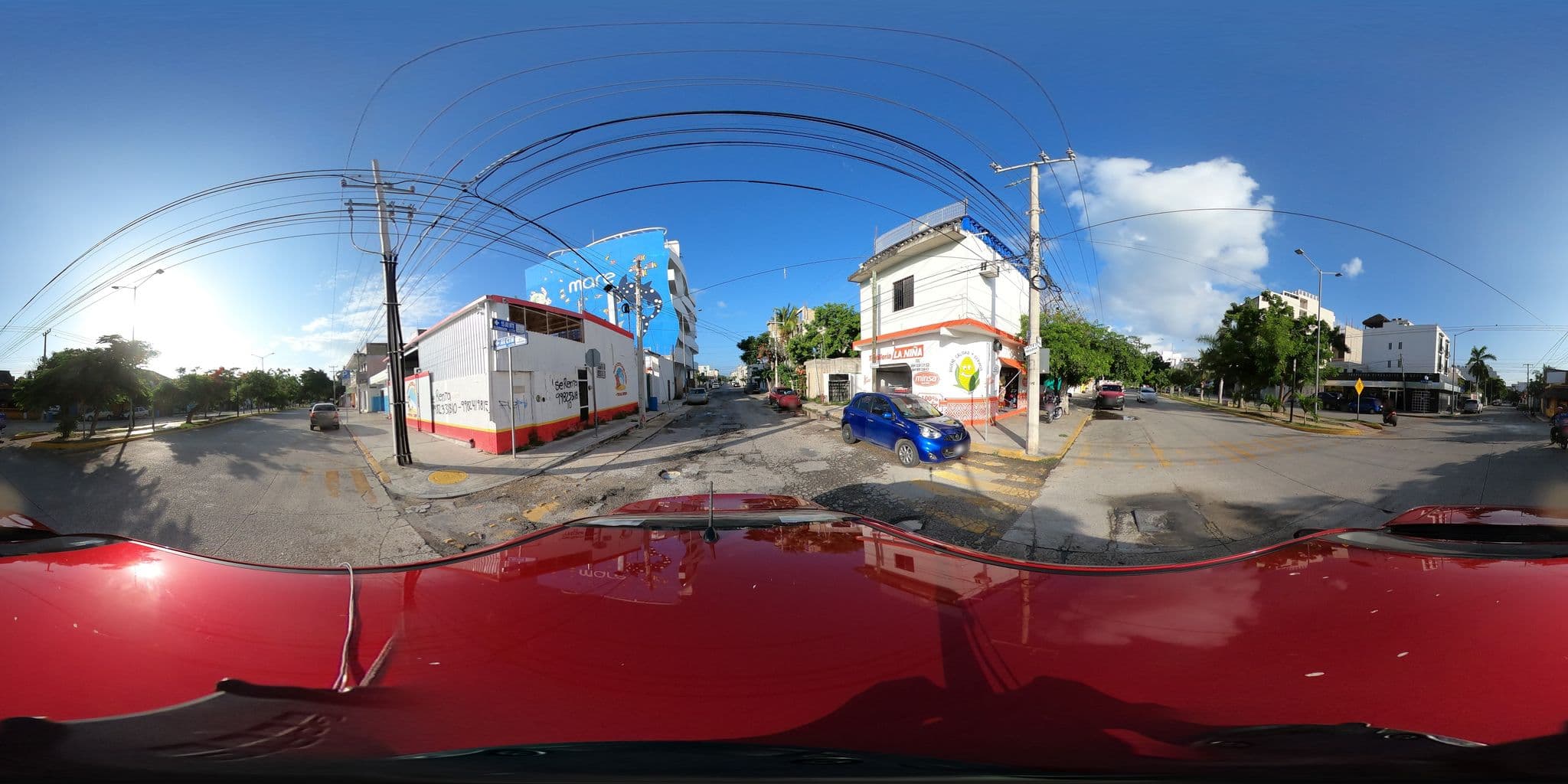 Street view near The Chic Flat, Playa del Carmen — © innerpace360 (CC BY-SA · Mapillary)