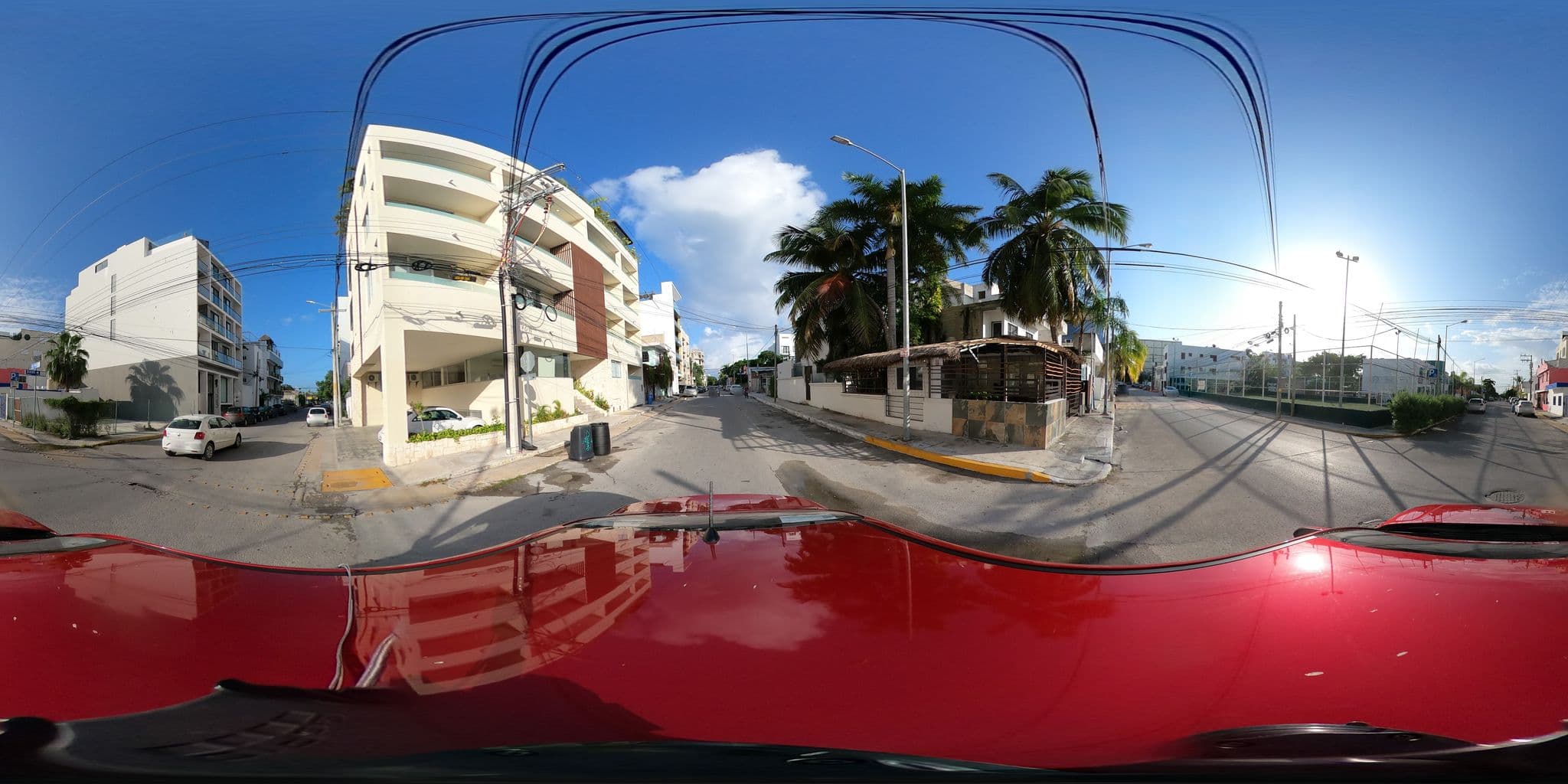 Street view near Casa de Luz, Playa del Carmen — © innerpace360 (CC BY-SA · Mapillary)