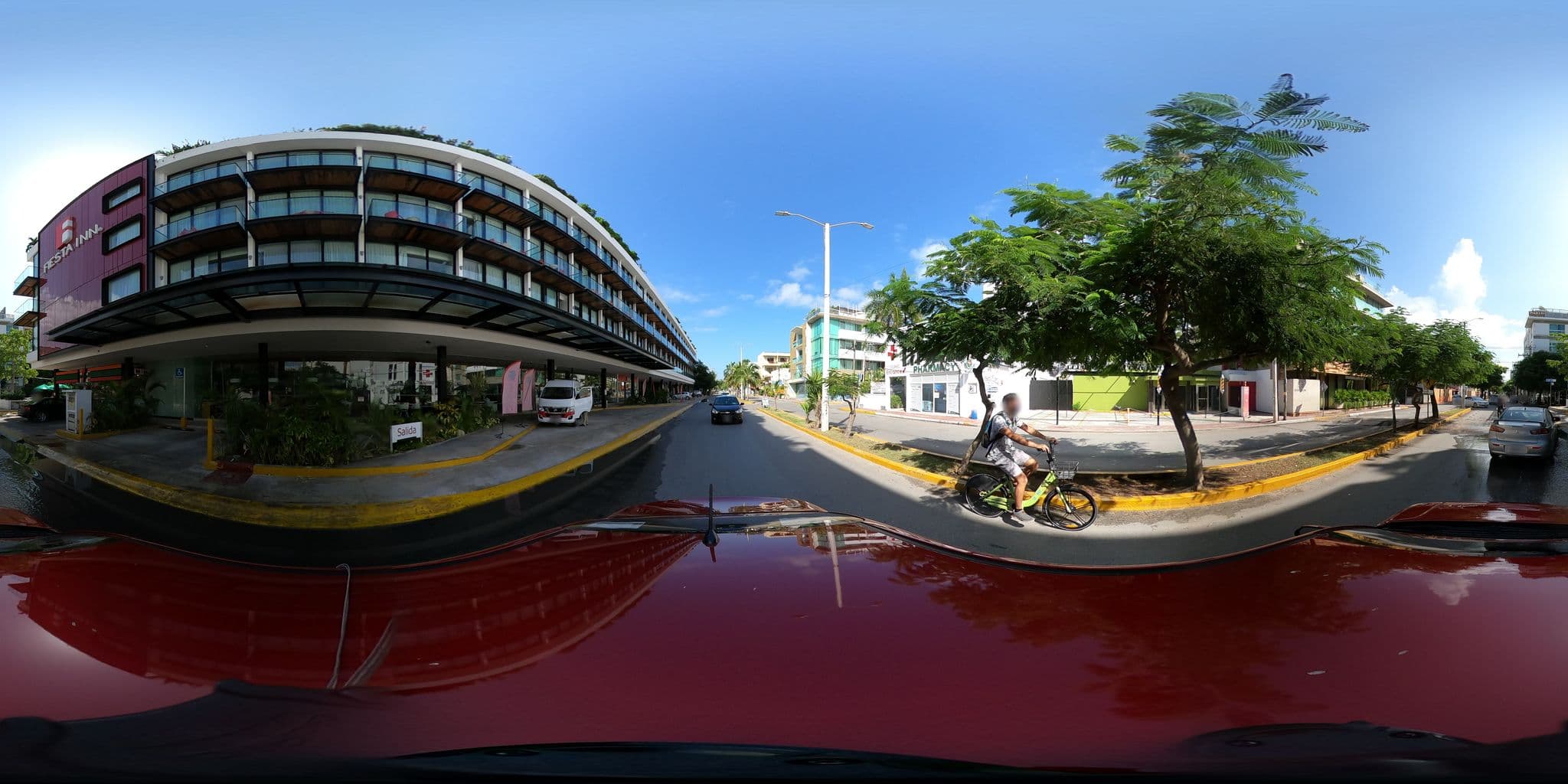 Street view near Hotel Prisma Caribe, Playa del Carmen — © innerpace360 (CC BY-SA · Mapillary)