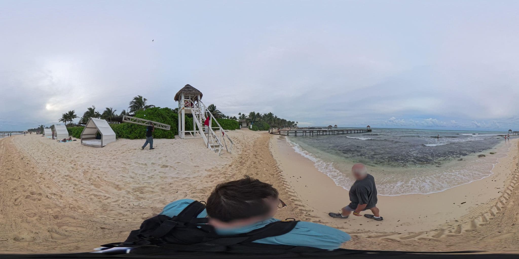 Street view near Kin Sol Soleil, Playa del Carmen — © evankelemen (CC BY-SA · Mapillary)