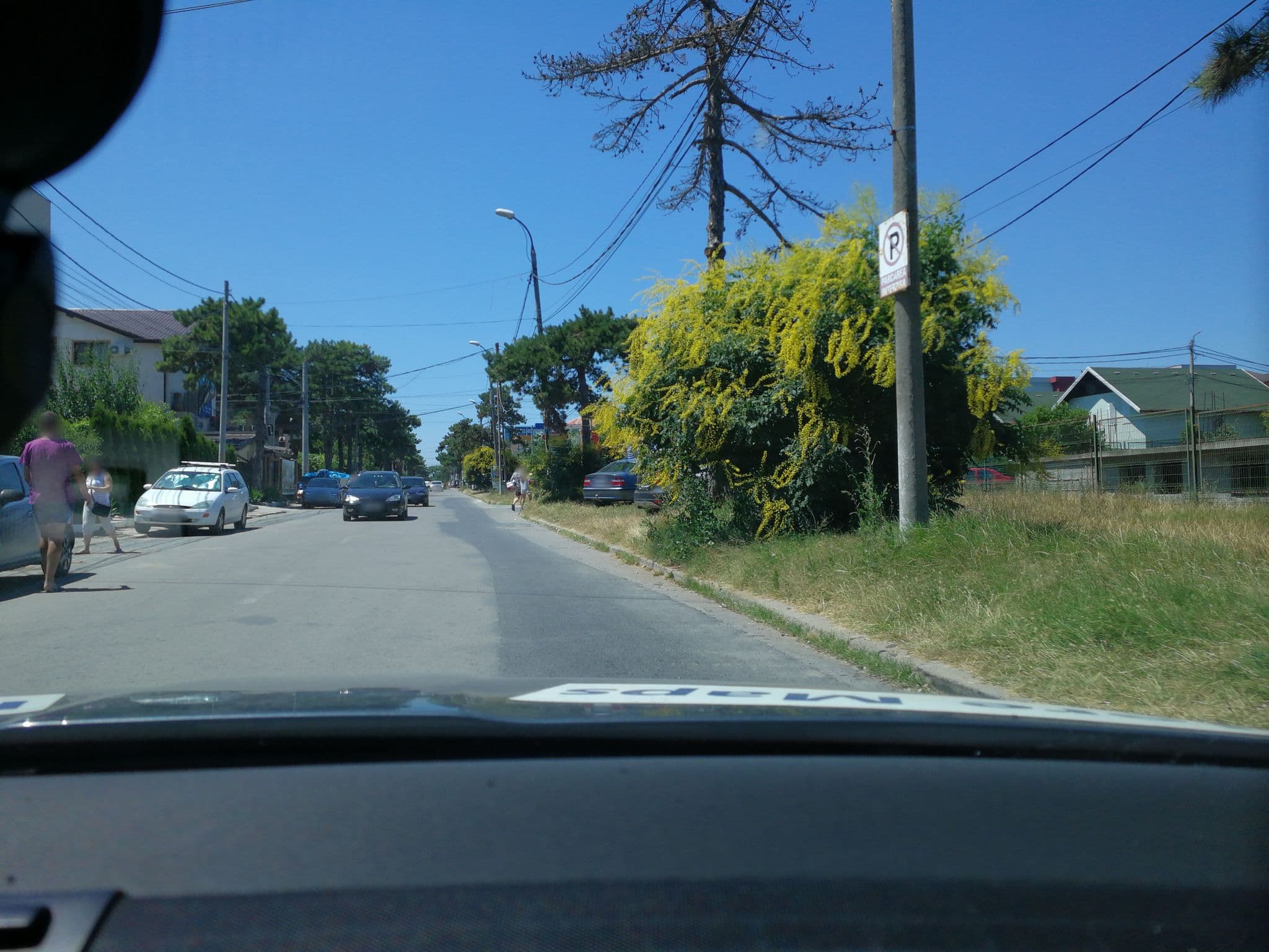 Street view near Vila Steaua, Eforie Nord