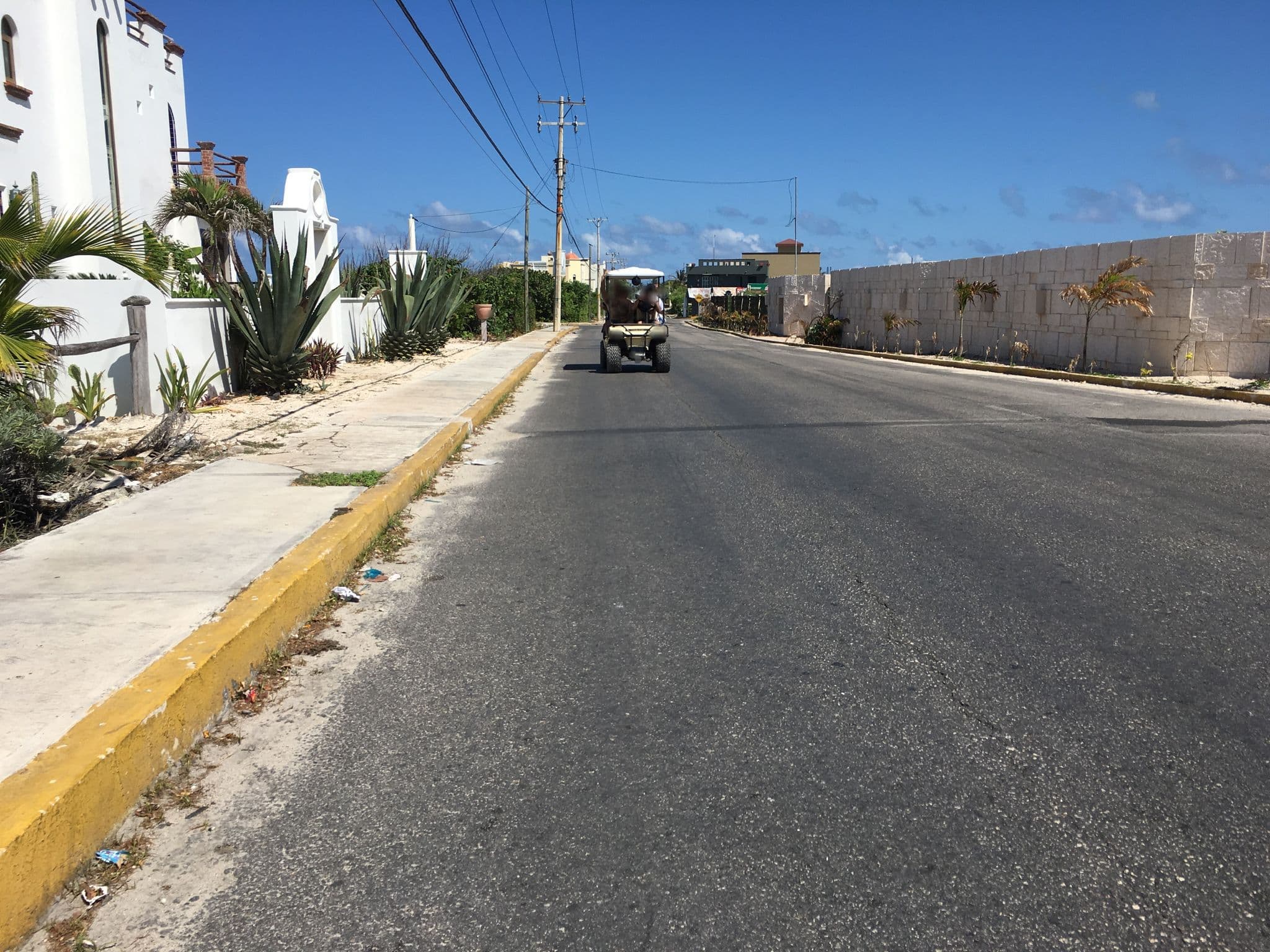 Street view near Icaco Island Village, Isla Mujeres — © ccossio (CC BY-SA · Mapillary)