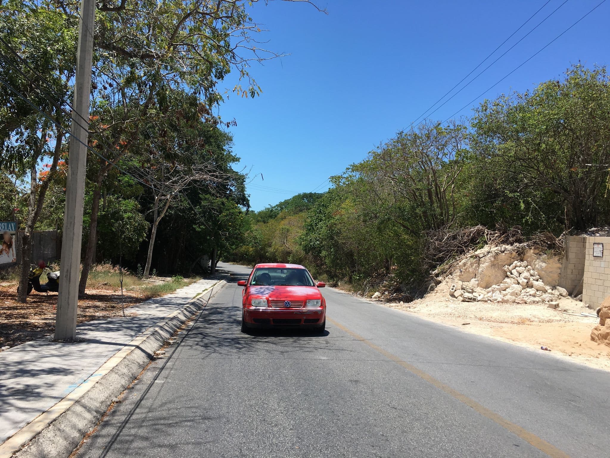 Street view near Casa Paloma, Isla Mujeres — © ccossio (CC BY-SA · Mapillary)