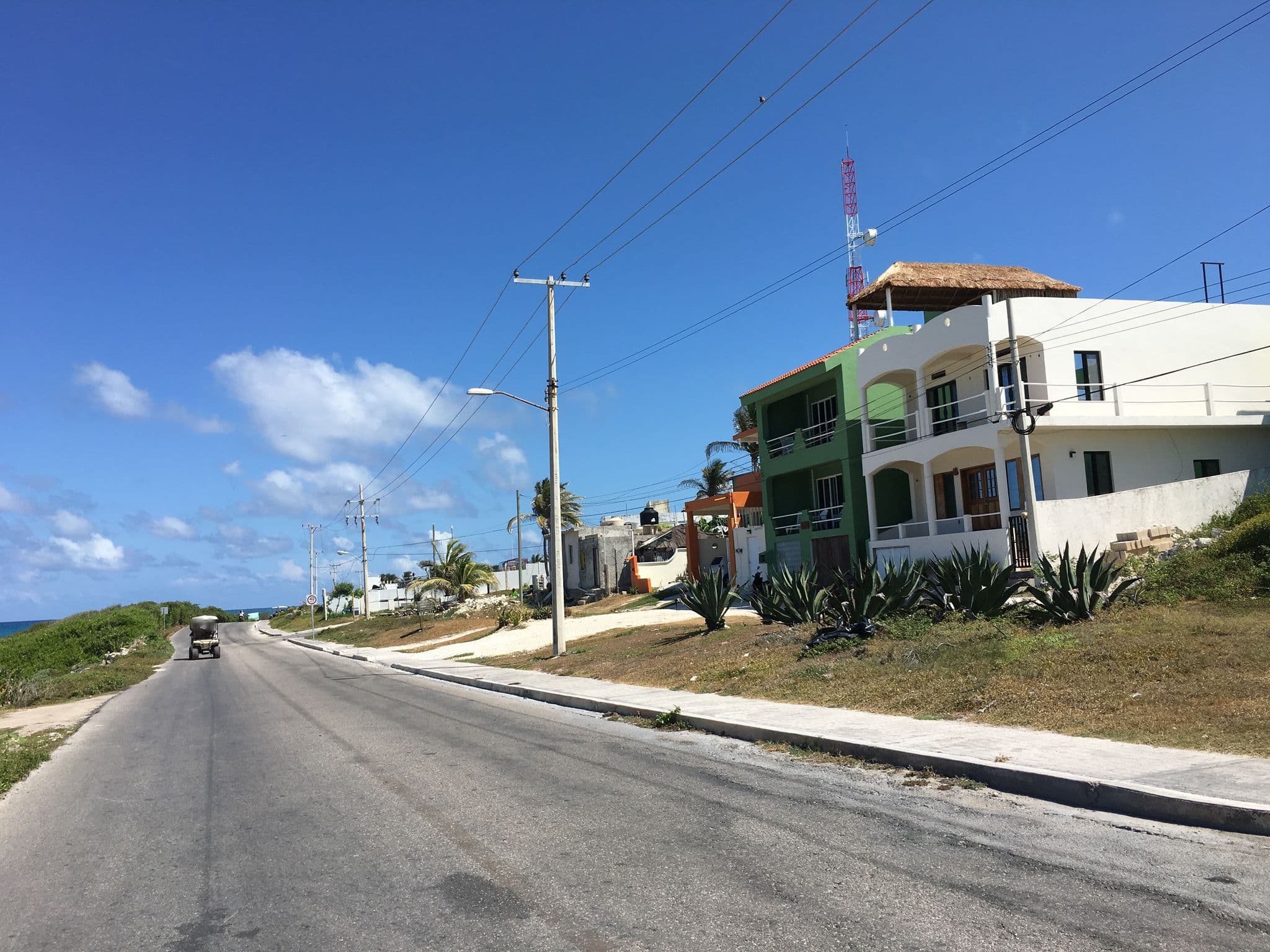 Street view near Hotel Cabañas Maria del Mar, Isla Mujeres — © ccossio (CC BY-SA · Mapillary)