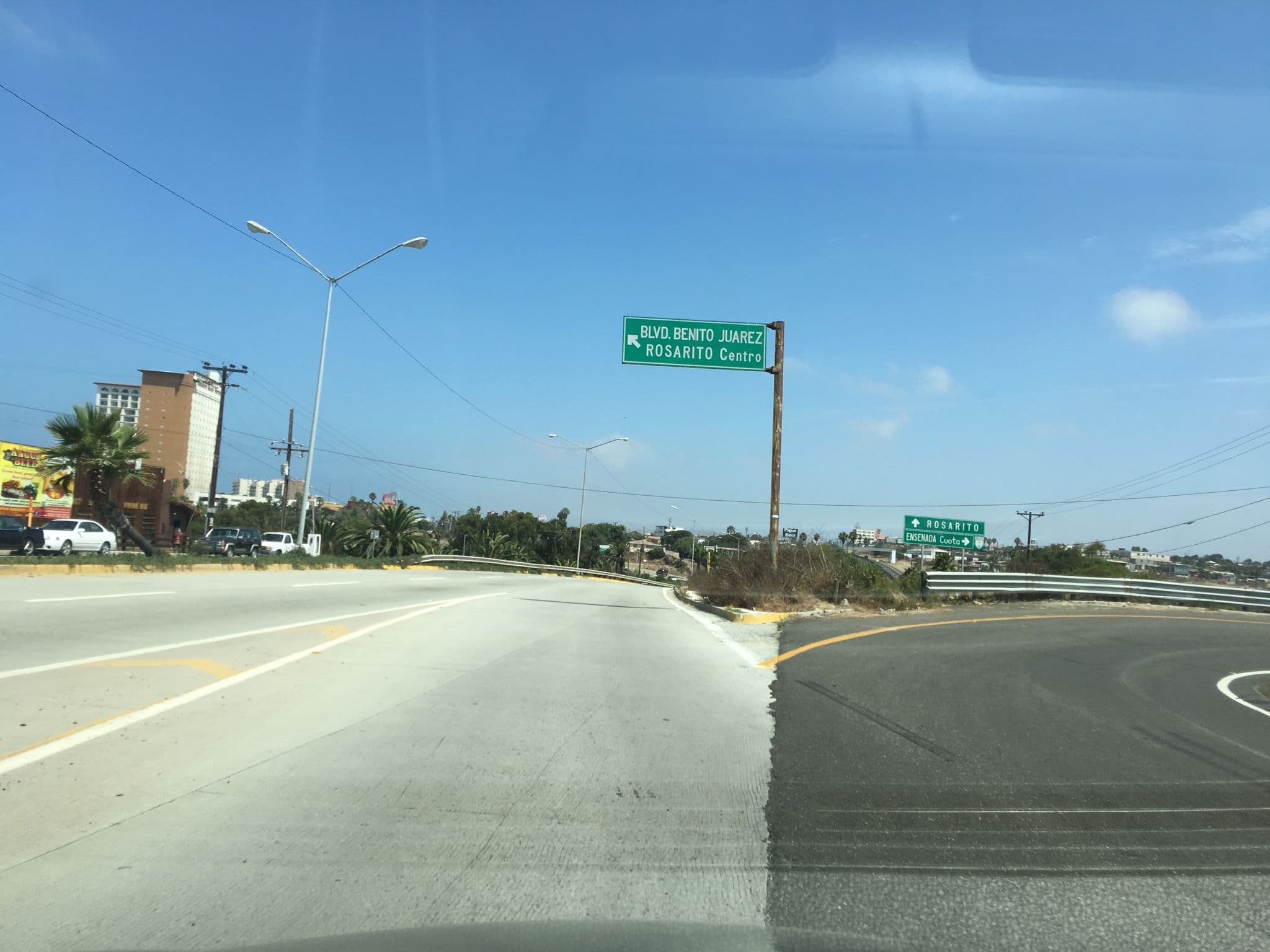 Street view near Paraiso Motel & Villas, Rosarito — © ccossio (CC BY-SA · Mapillary)