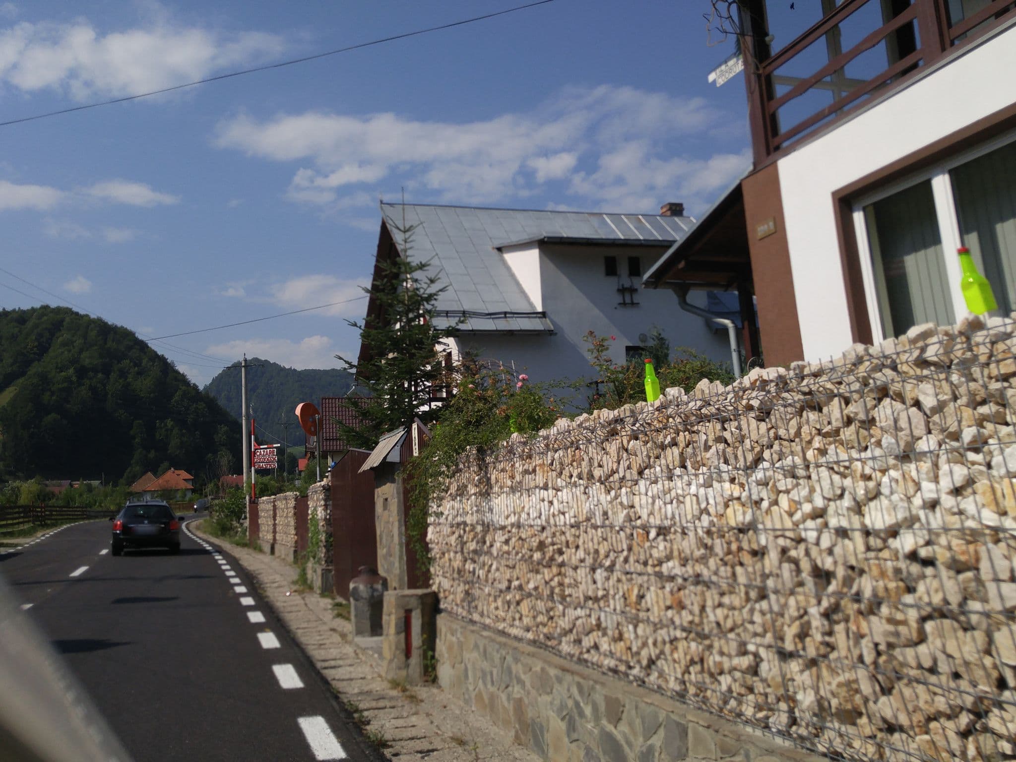 Street view near Pensiunea Robert Marian, Moeciu de Jos
