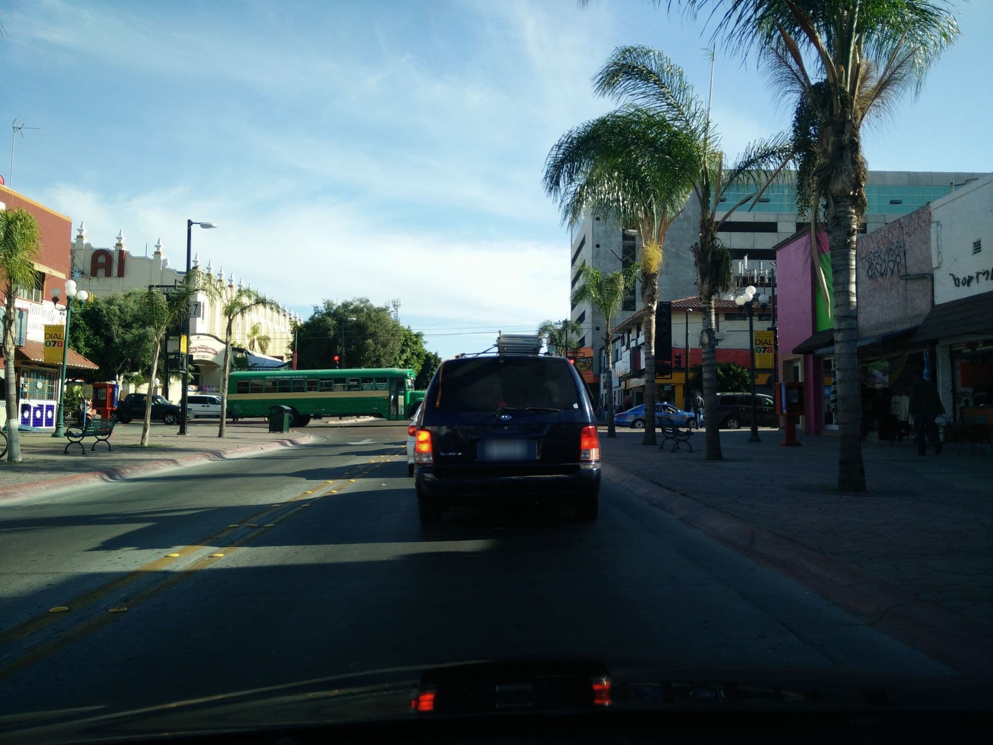 Street view near Hotel Express, Tijuana — © ccossio (CC BY-SA · Mapillary)