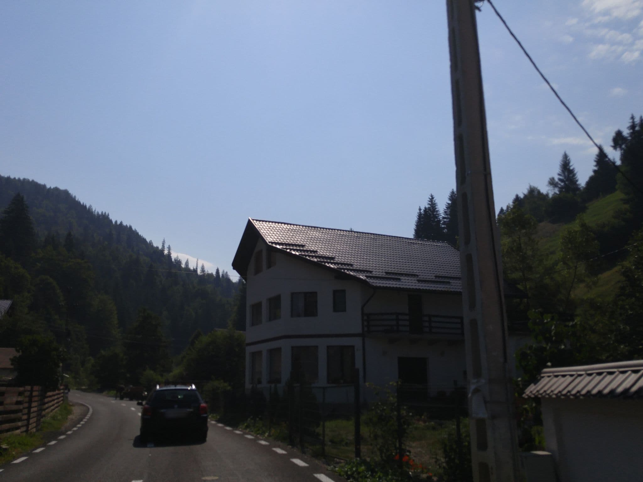 Street view near Pensiunea rustică Olga, Moeciu de Jos