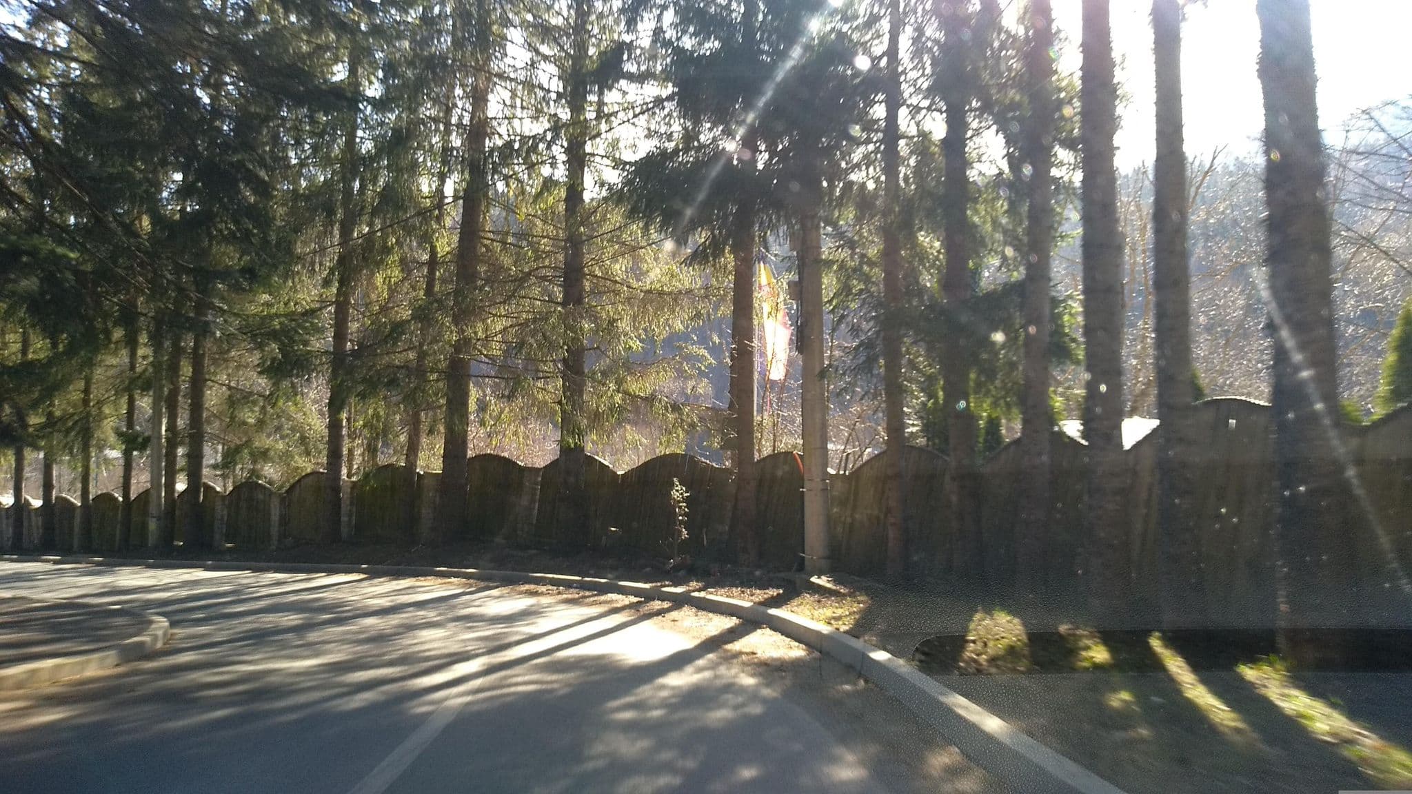Street view near Vila Margareta(închisă), Sinaia