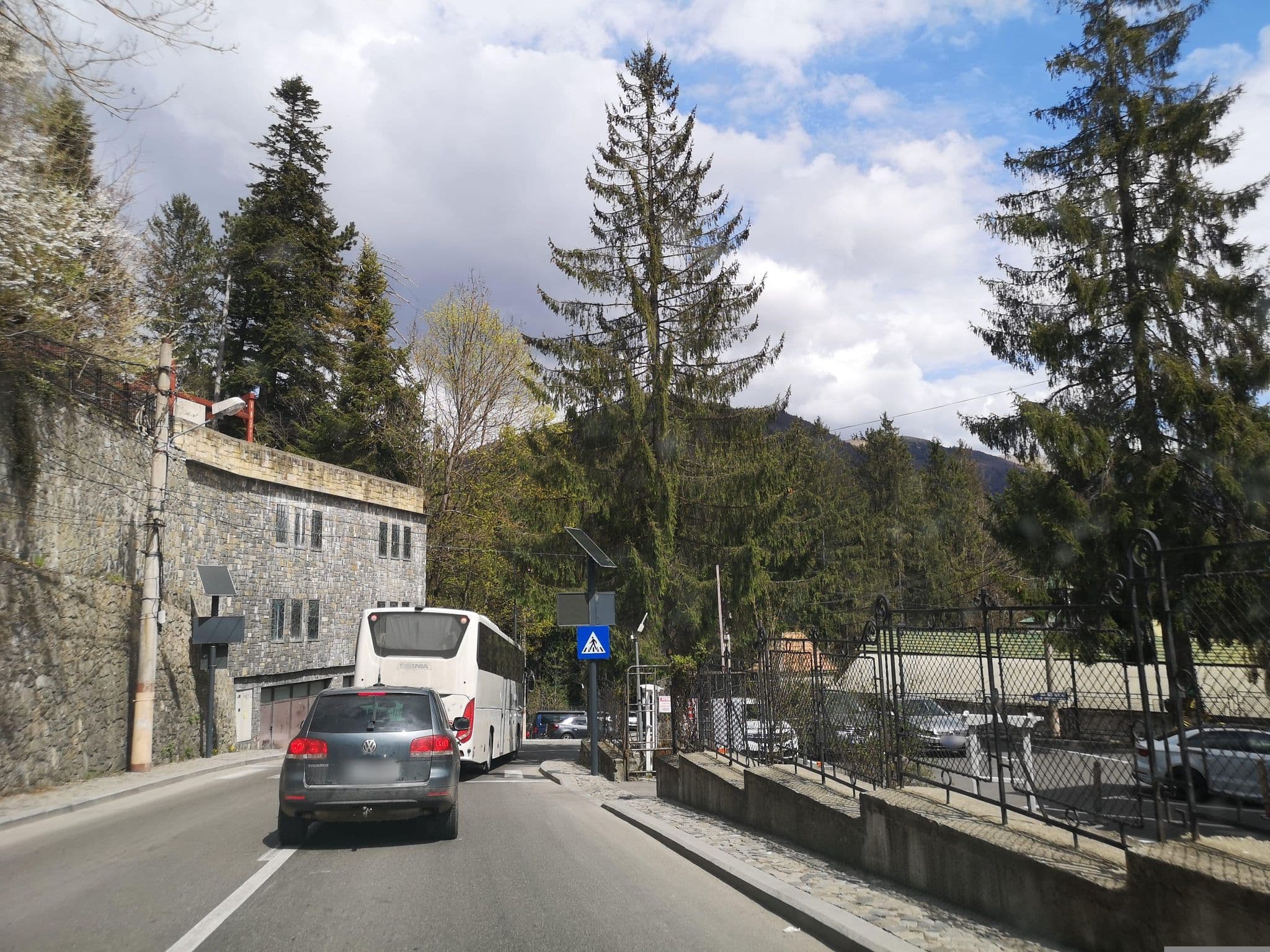 Street view near Vila Intim, Sinaia